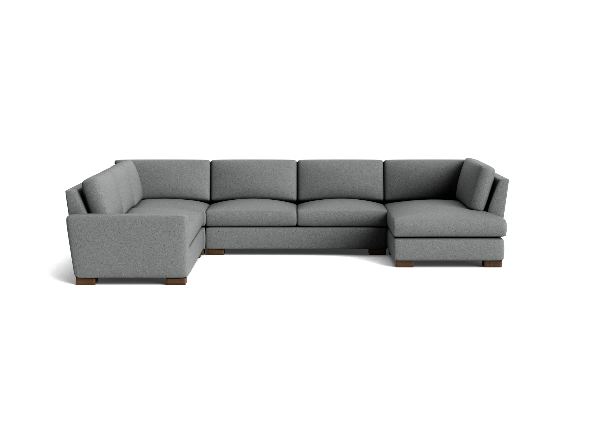 Anton U-Sofa Bumper Sectional (4 piece)