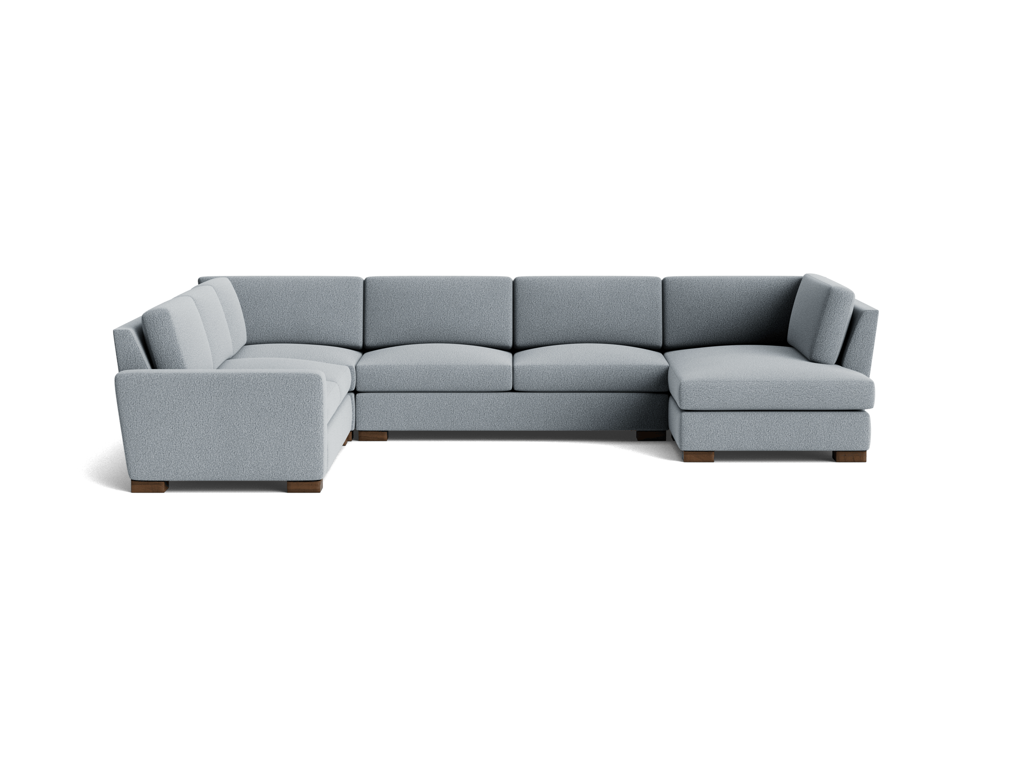 anton sofa bumper sectional piece) synergy pewter