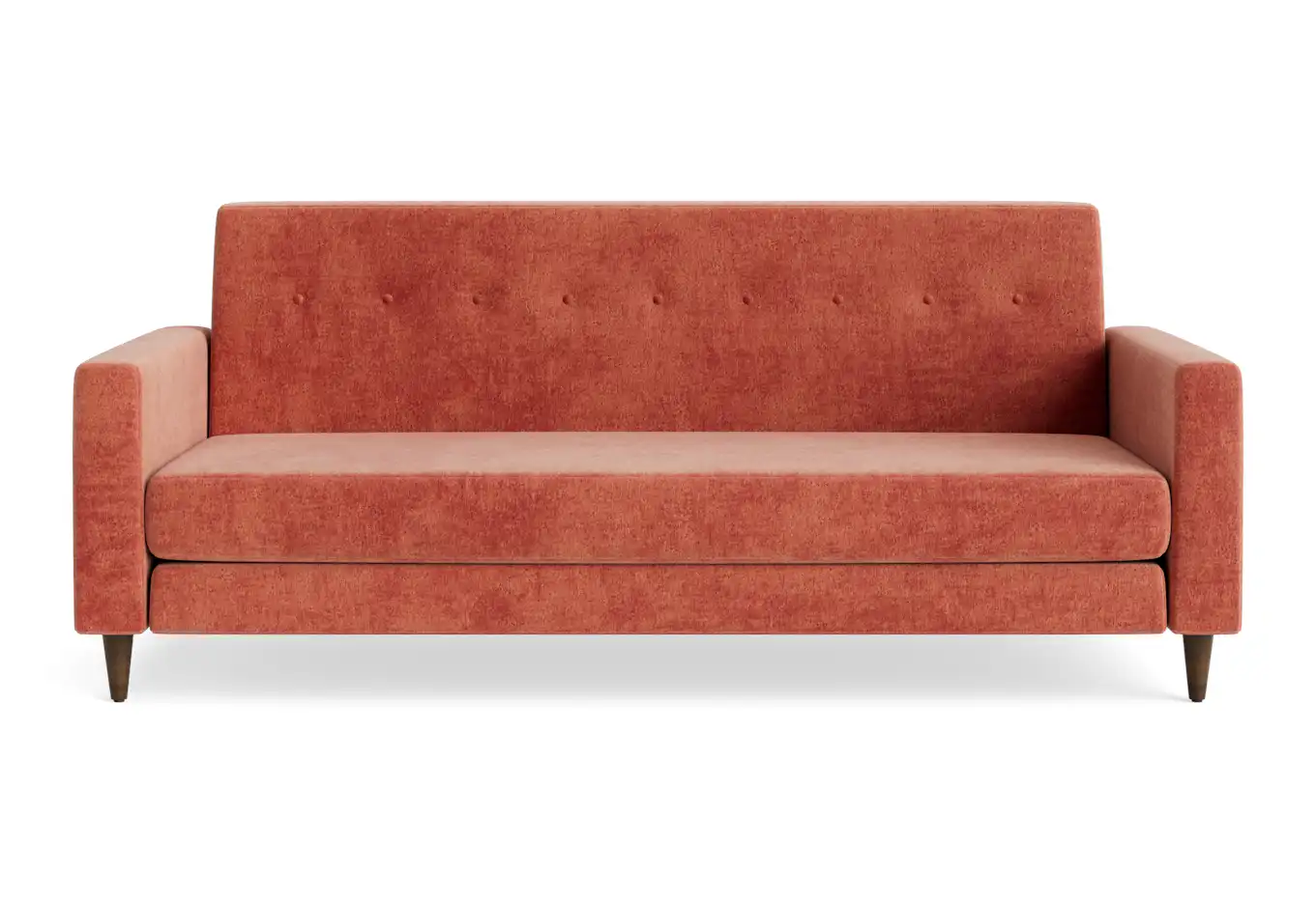 korver loveseat plush terra rose
