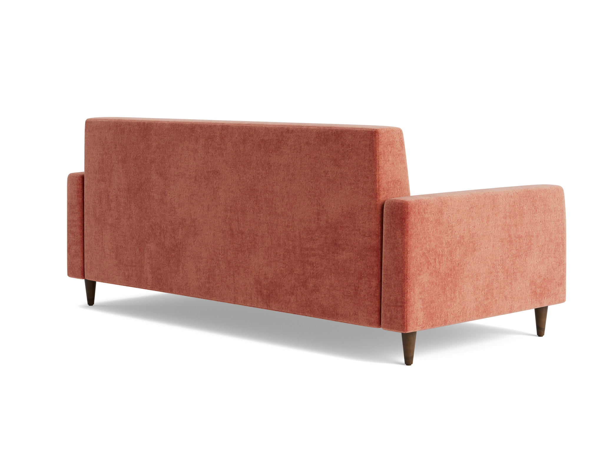 korver loveseat plush terra rose