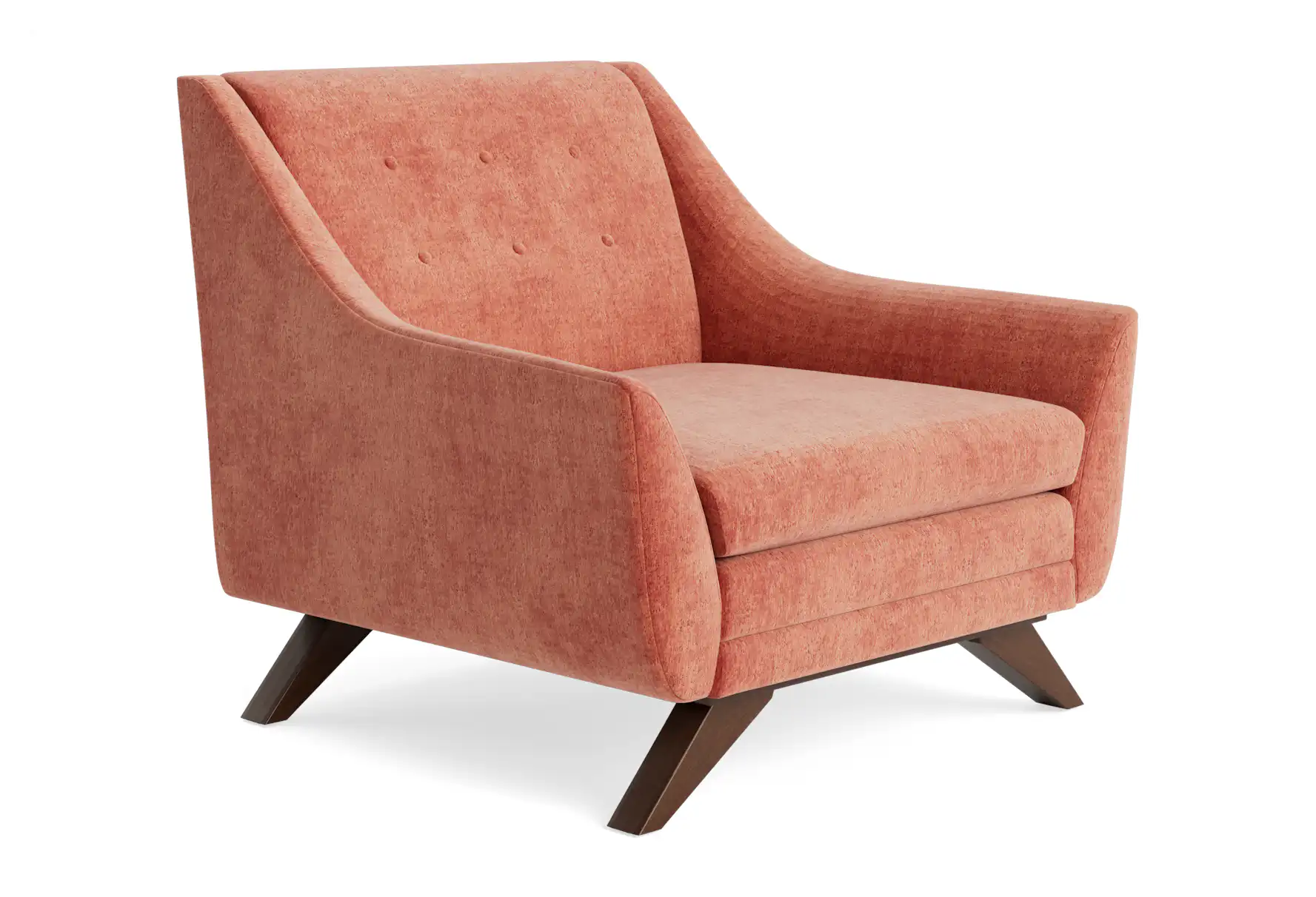 aubrey chair plush terra rose