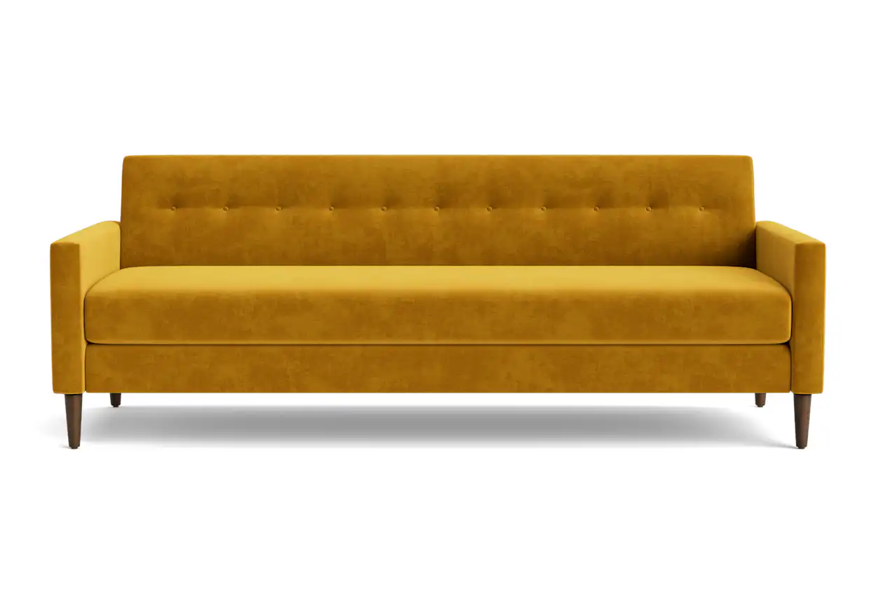 korver sofa harper amber gold