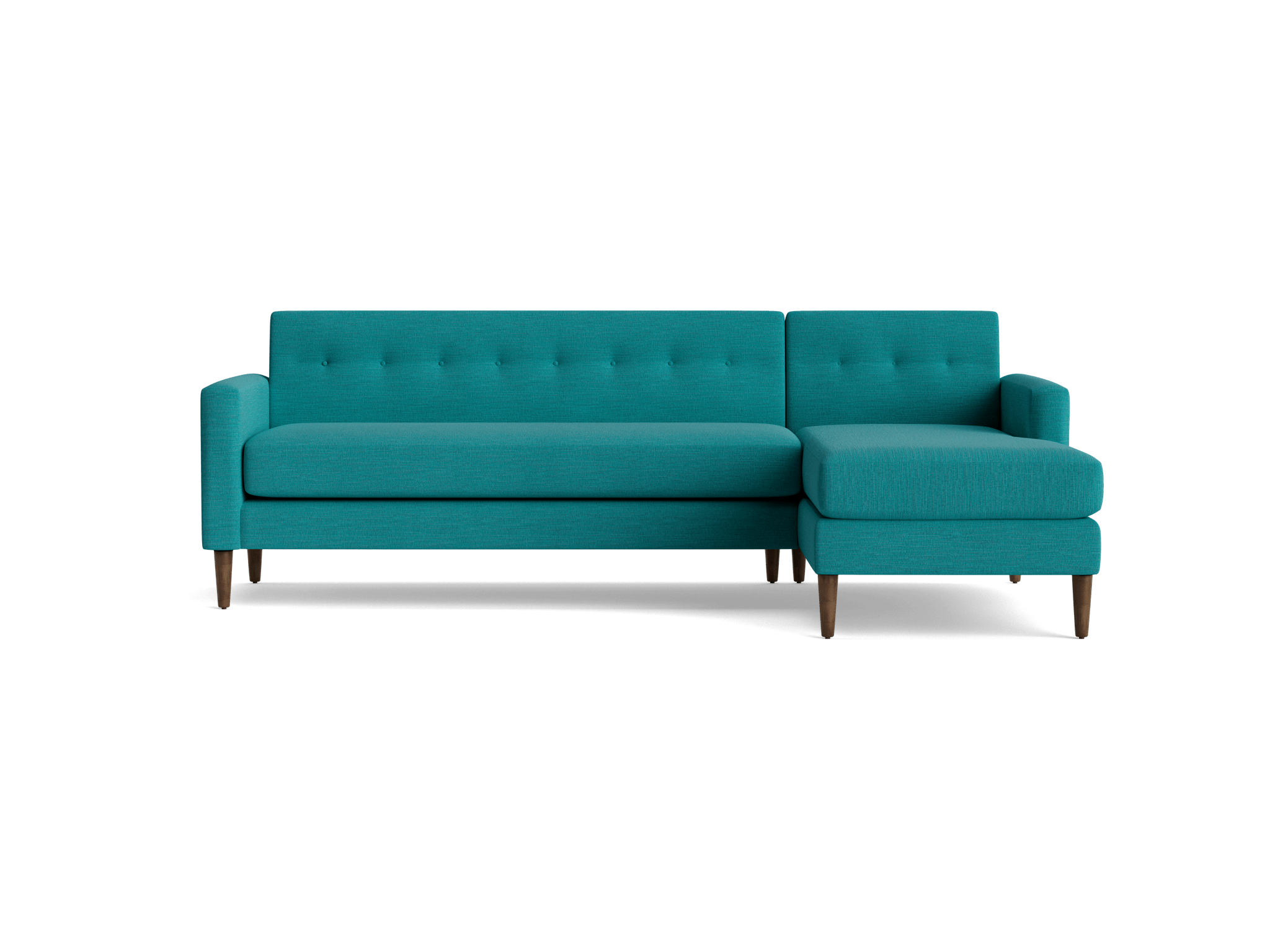 korver sectional lucky turquoise