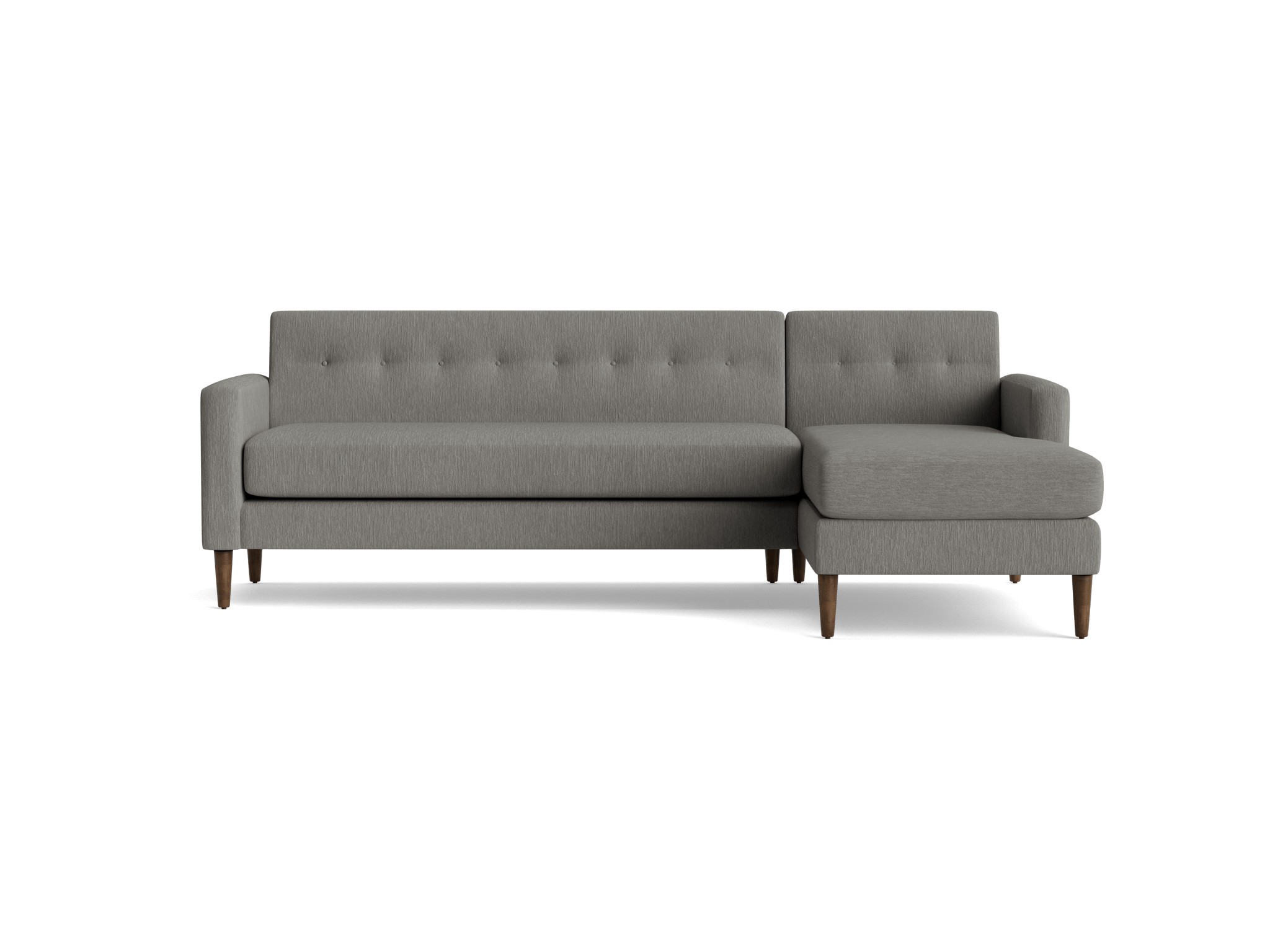 korver sectional bentley pewter