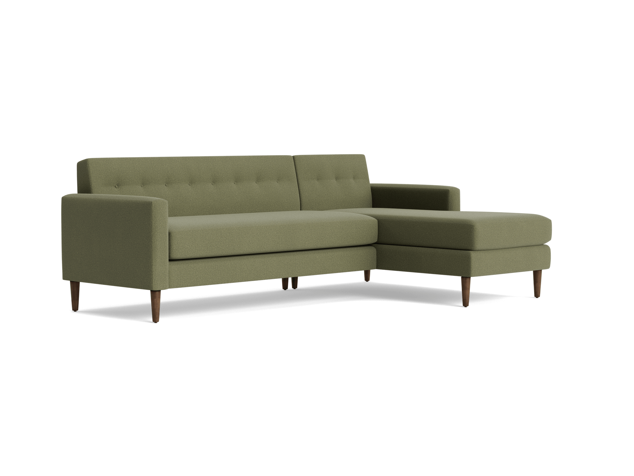 korver sectional faithful olive