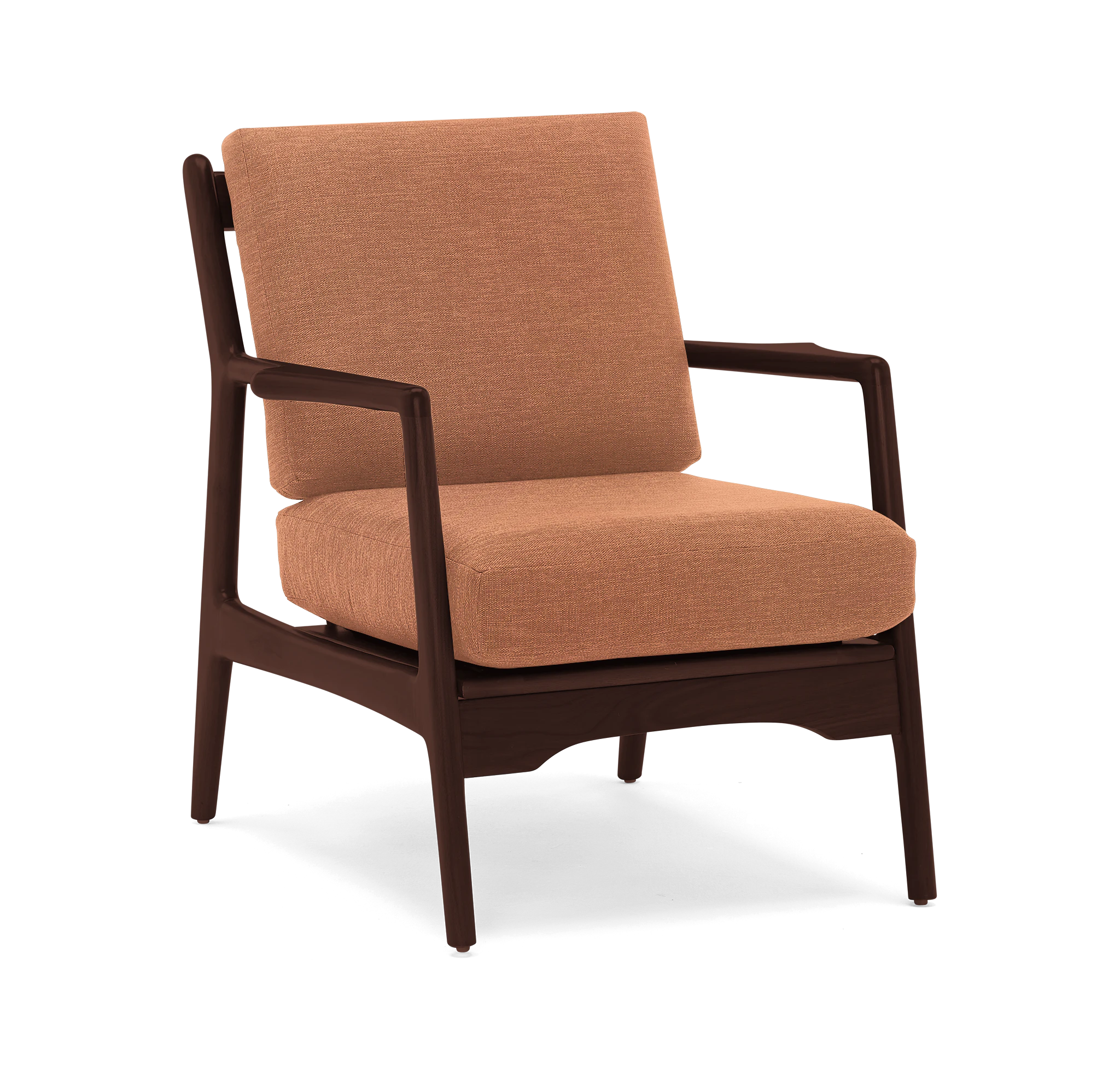 collins chair plush terra rose