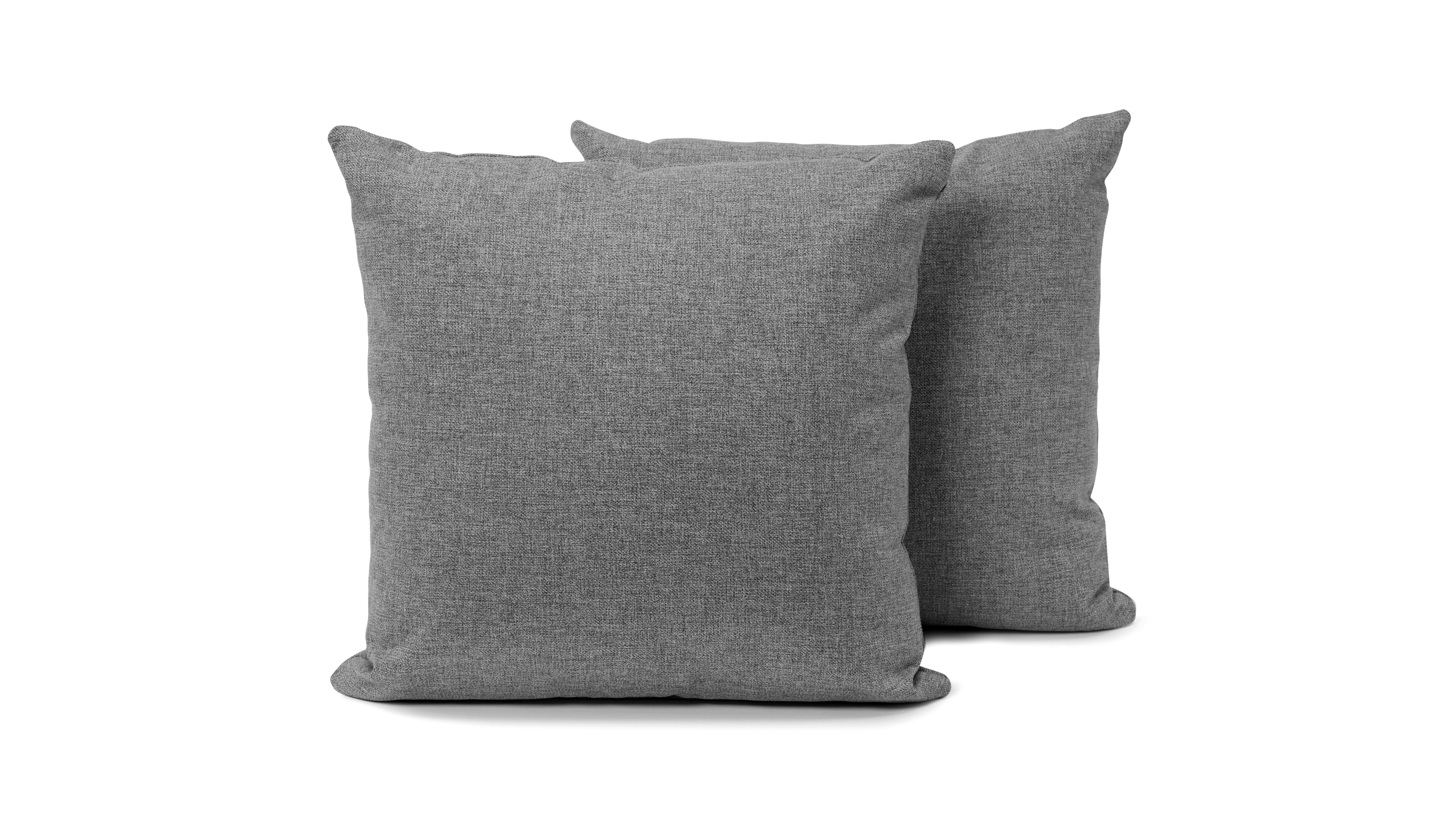 decorative knife edge pillows %28set 2%29 taylor felt grey