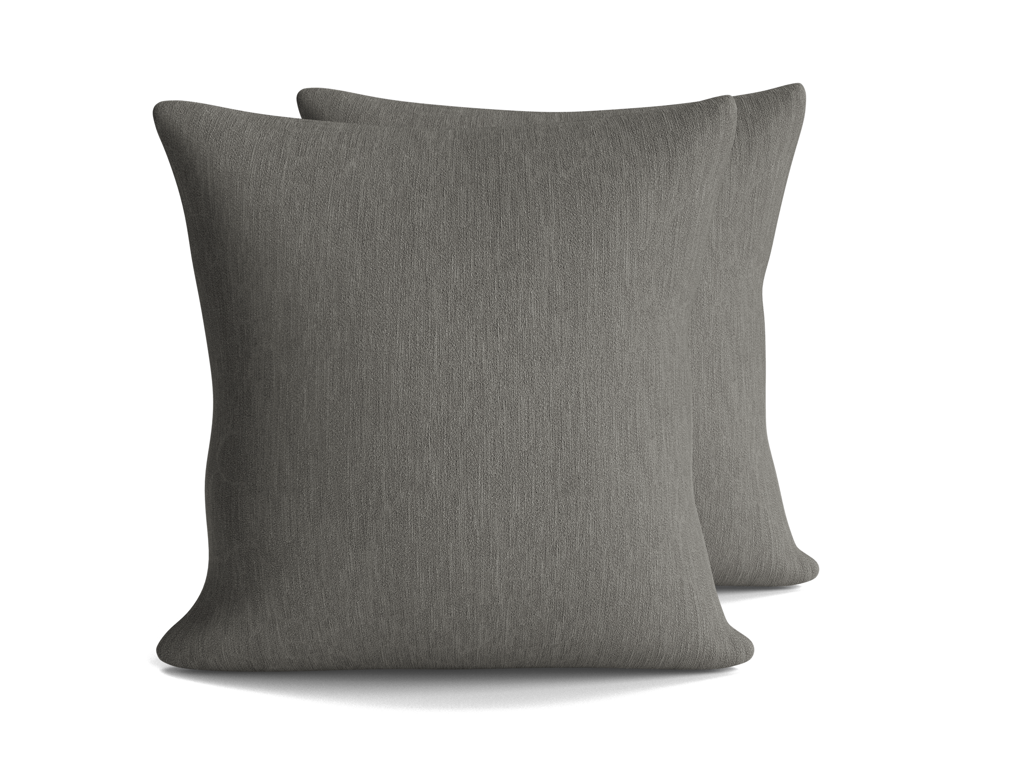 decorative knife edge pillows %28set 2%29 bentley pewter