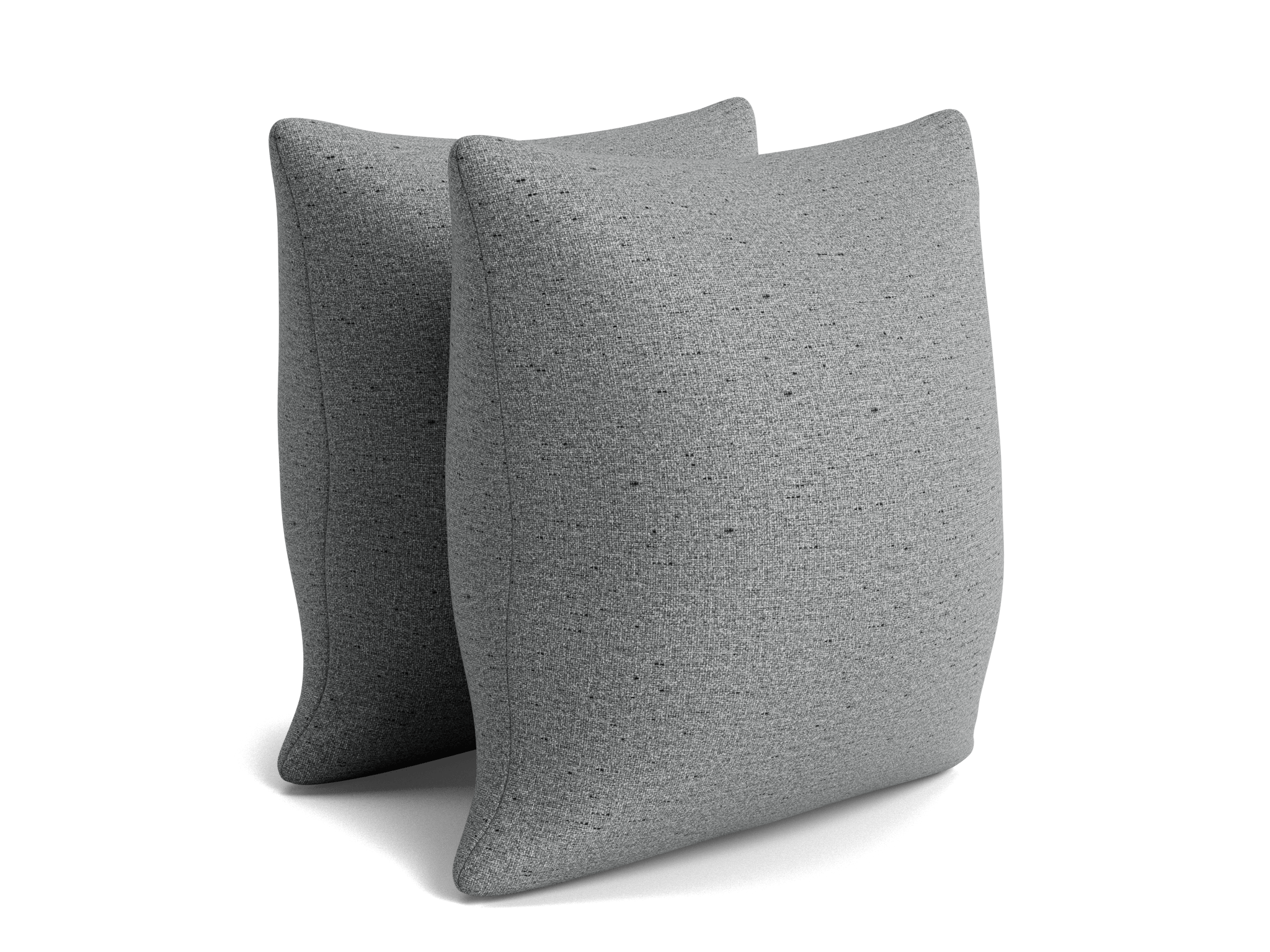 decorative knife edge pillows %28set 2%29 essence ash