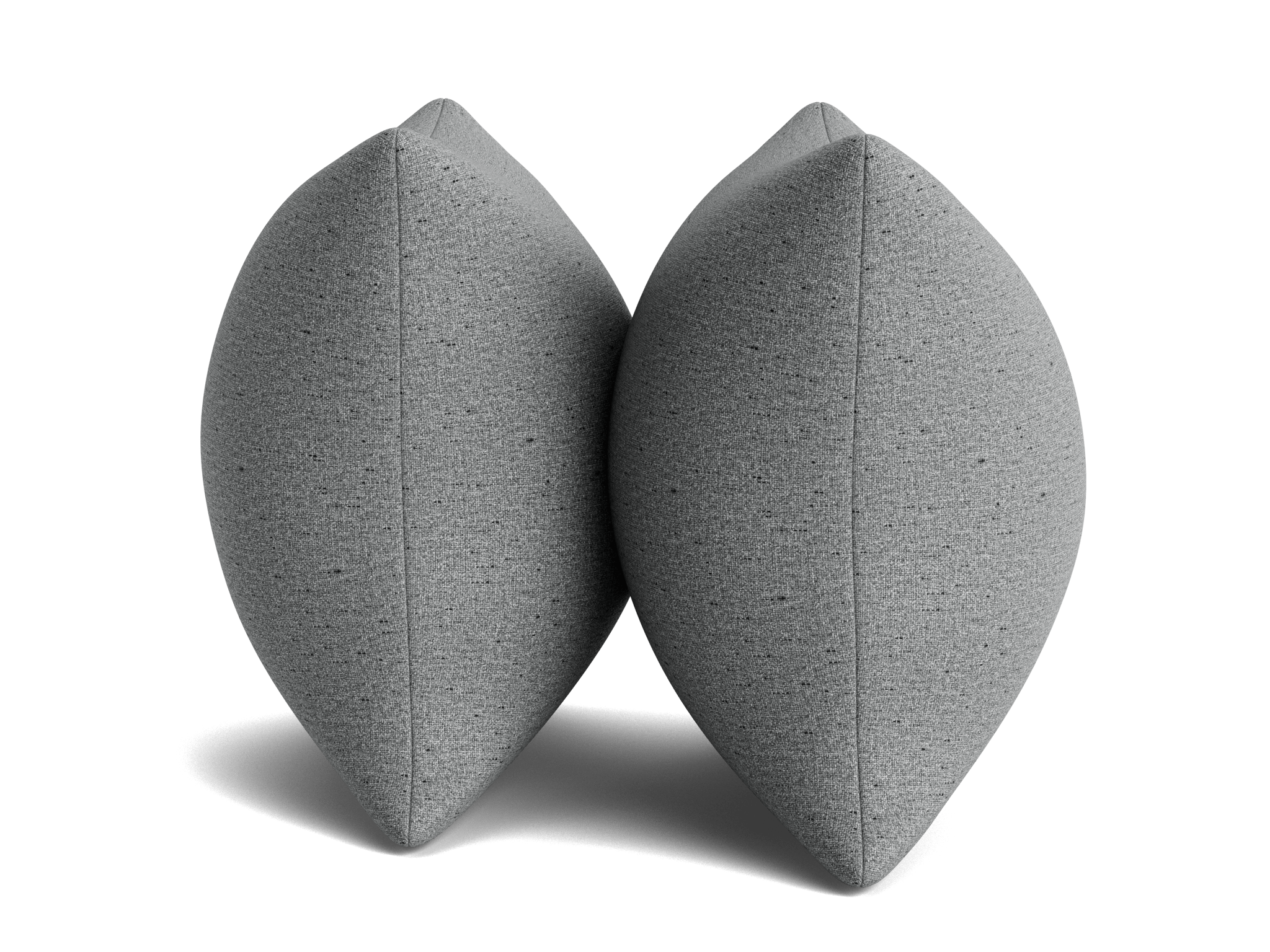 decorative knife edge pillows %28set 2%29 essence ash