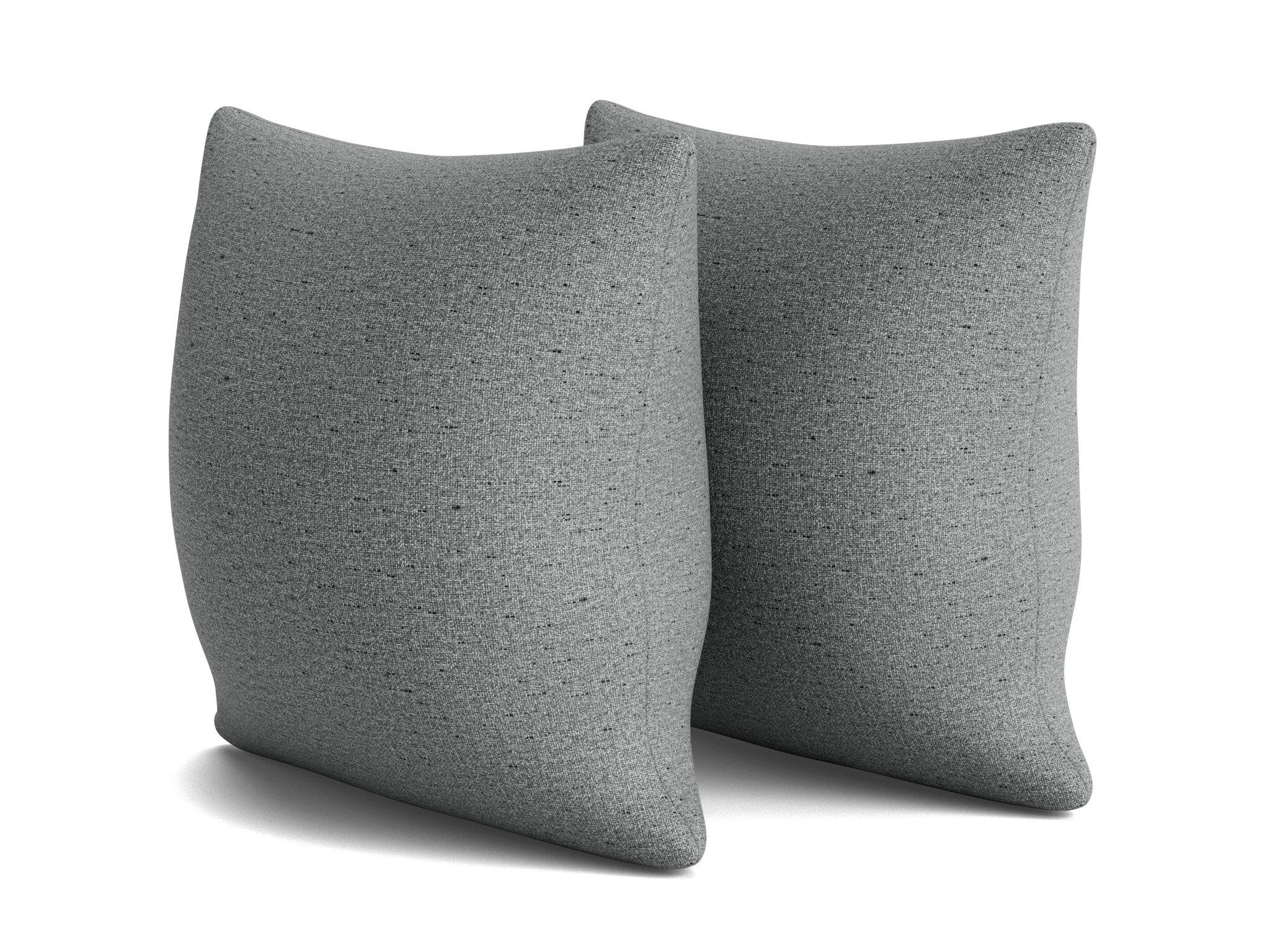 decorative knife edge pillows %28set 2%29 essence ash