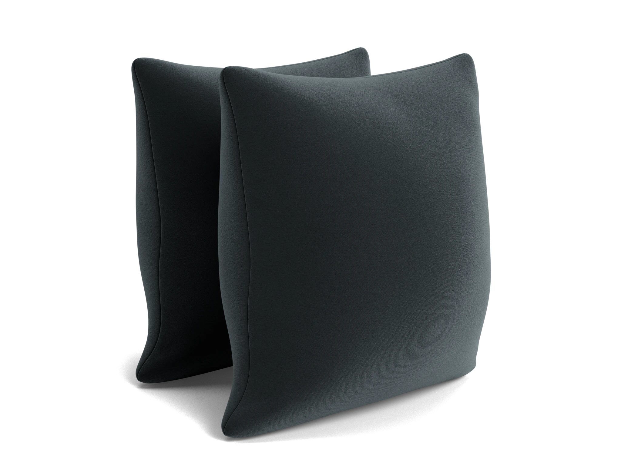 decorative knife edge pillows %28set 2%29 royale gunmetal