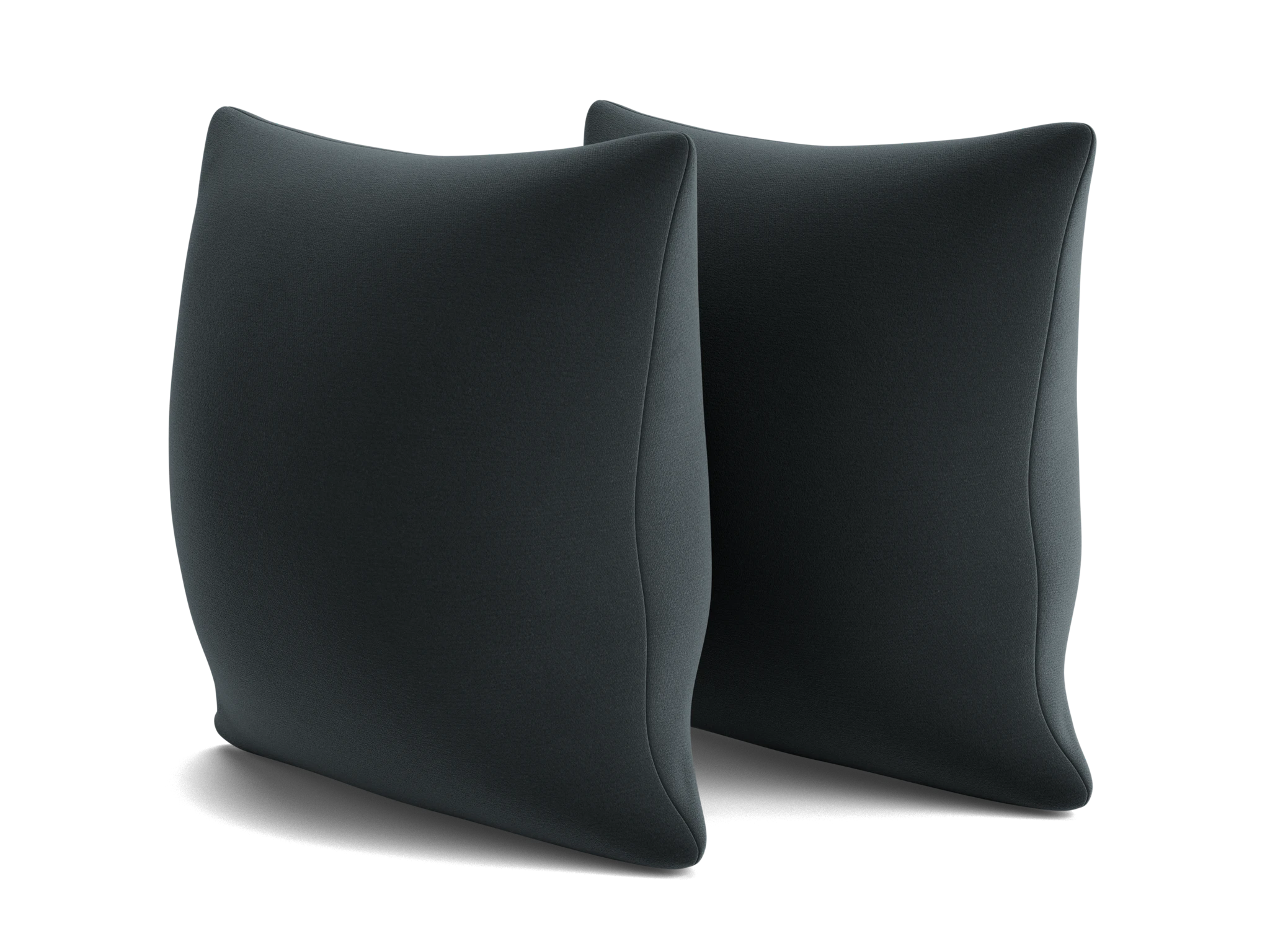 decorative knife edge pillows %28set 2%29 royale gunmetal