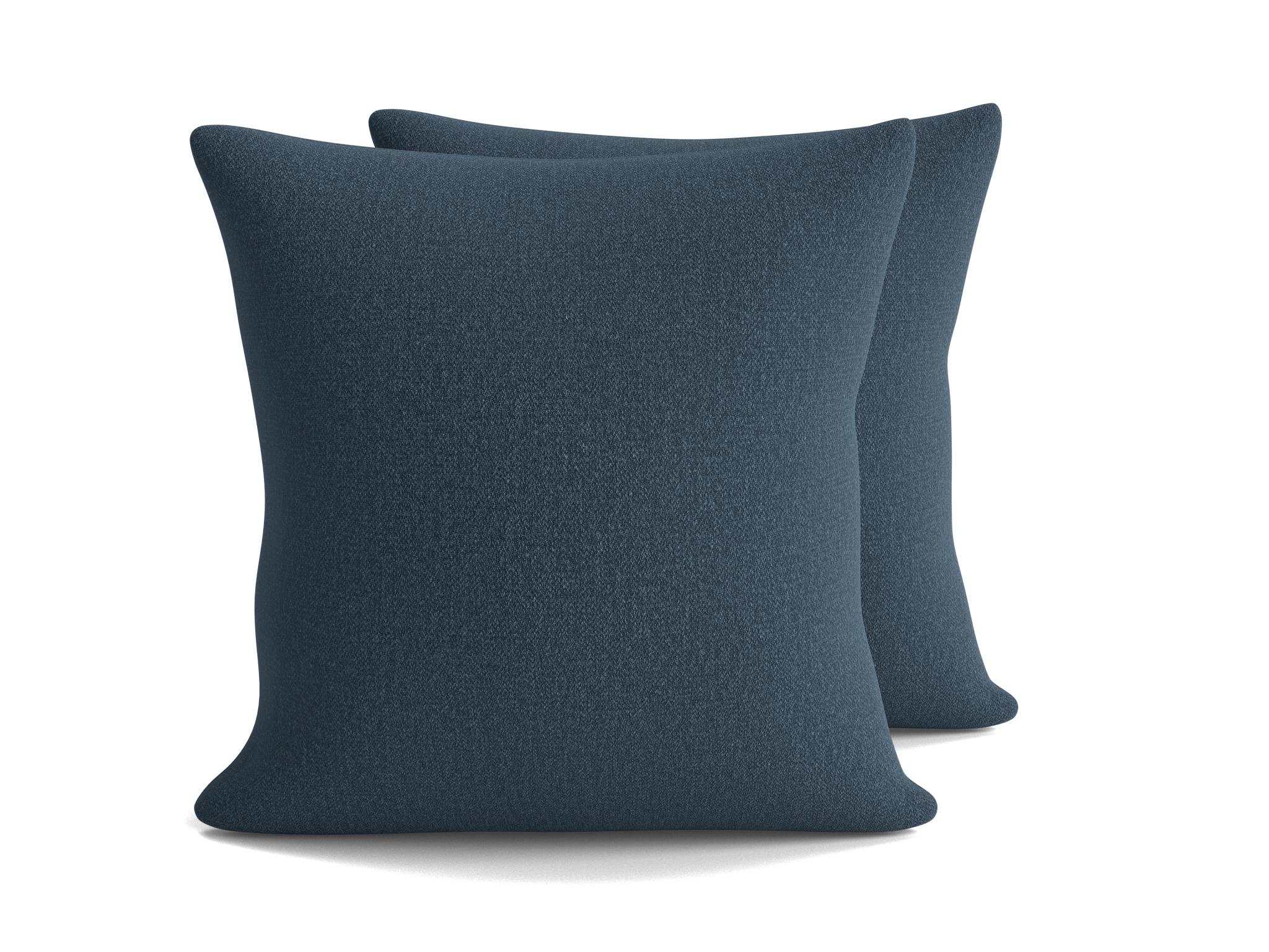 decorative knife edge pillows (set faithful indigo