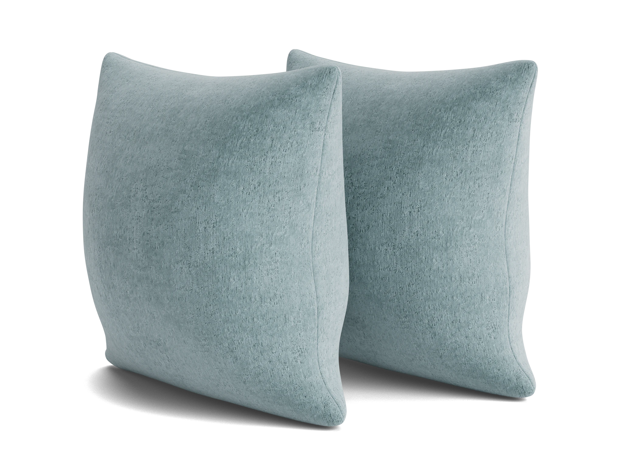 decorative knife edge pillows %28set 2%29 plush mist