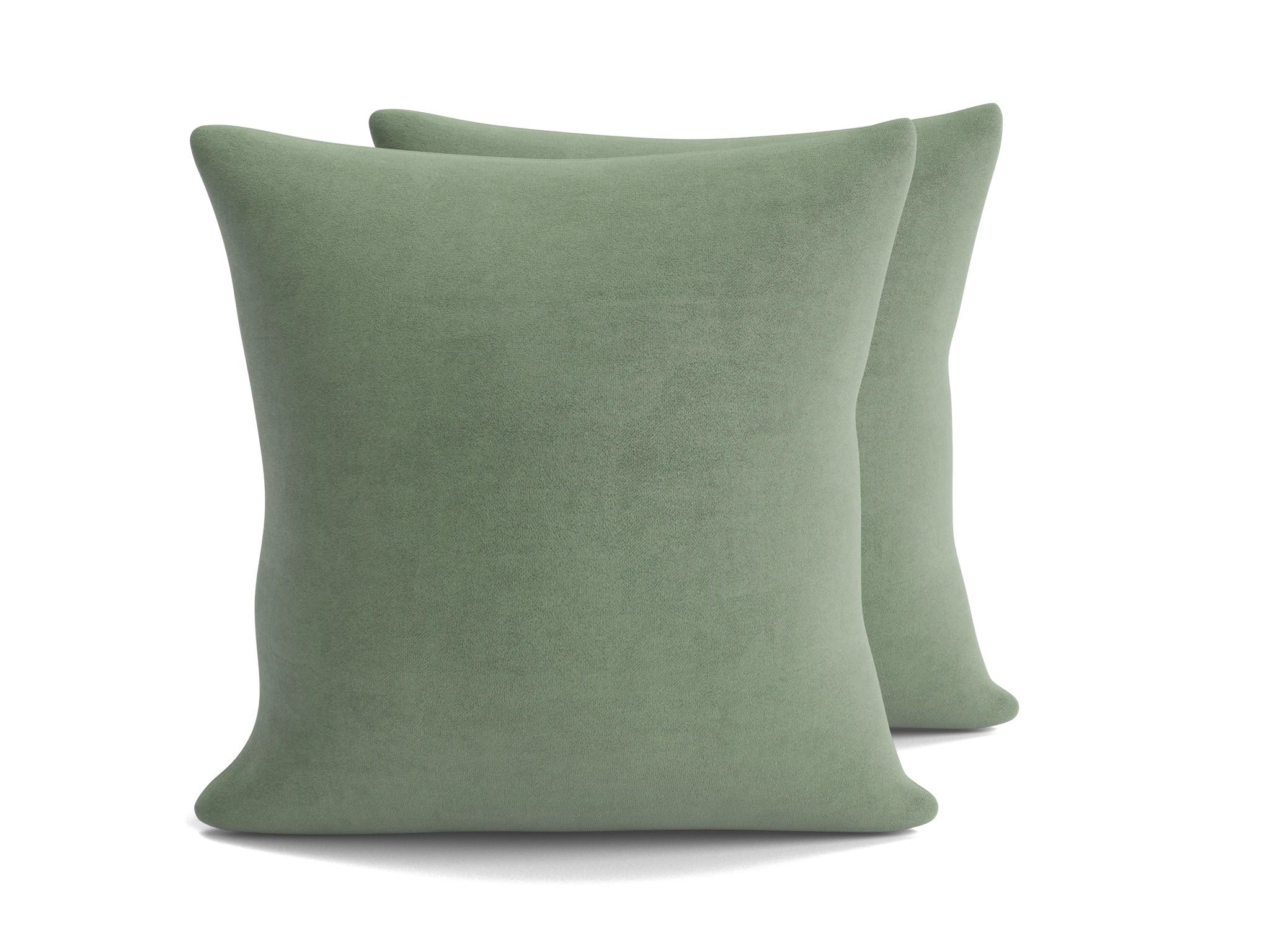 decorative knife edge pillows %28set 2%29 royale sage