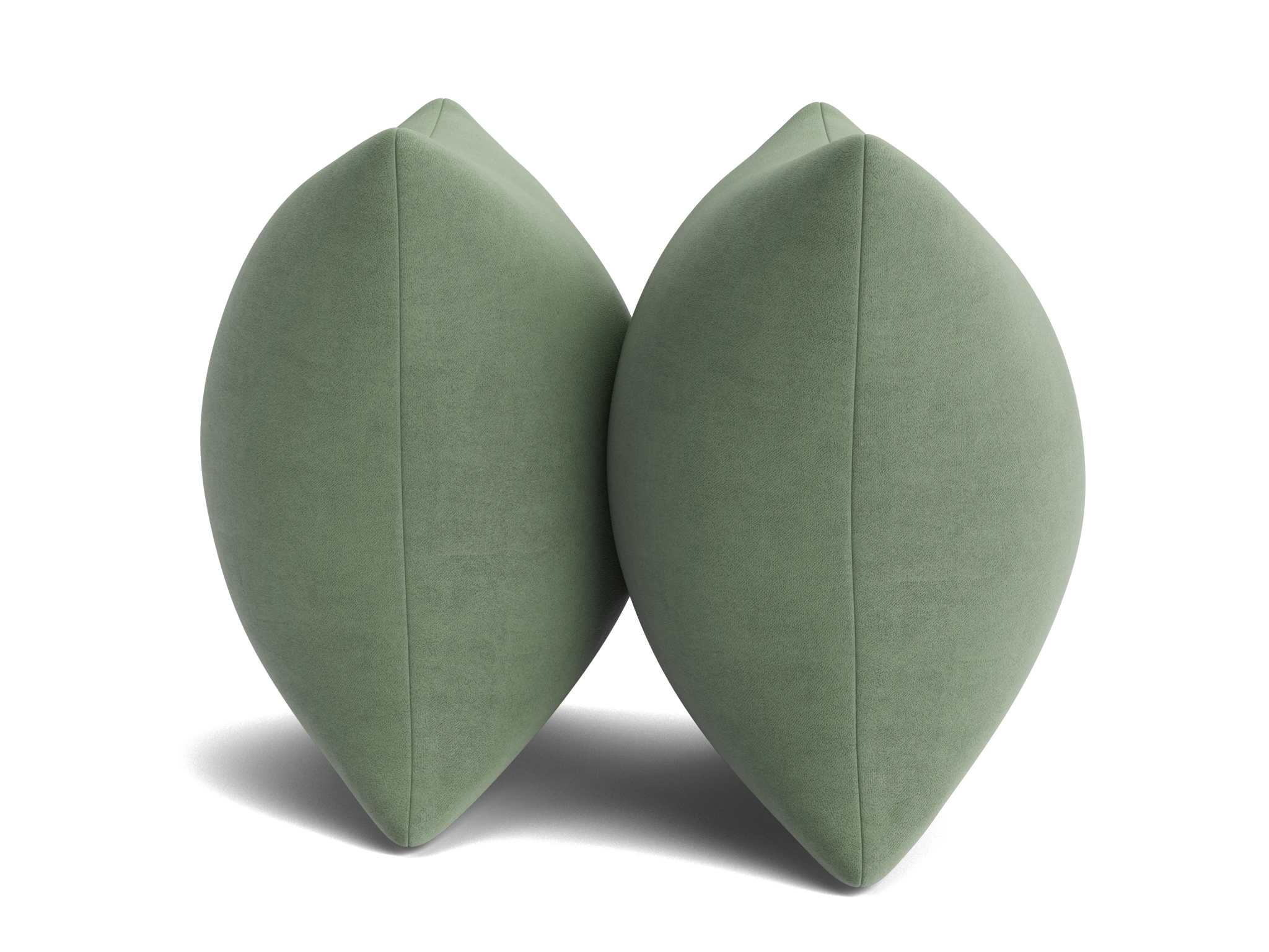 decorative knife edge pillows %28set 2%29 royale sage