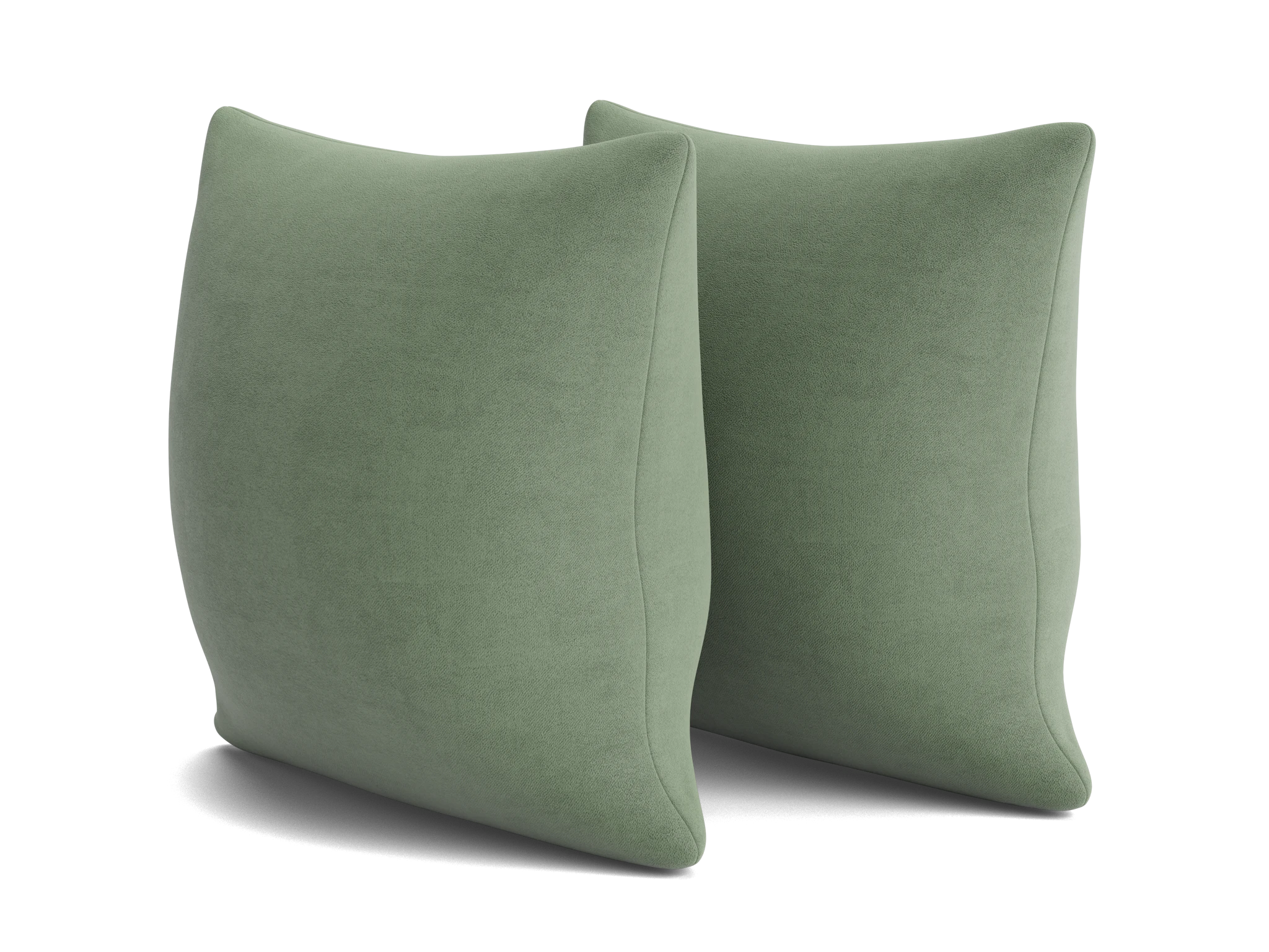 decorative knife edge pillows %28set 2%29 royale sage