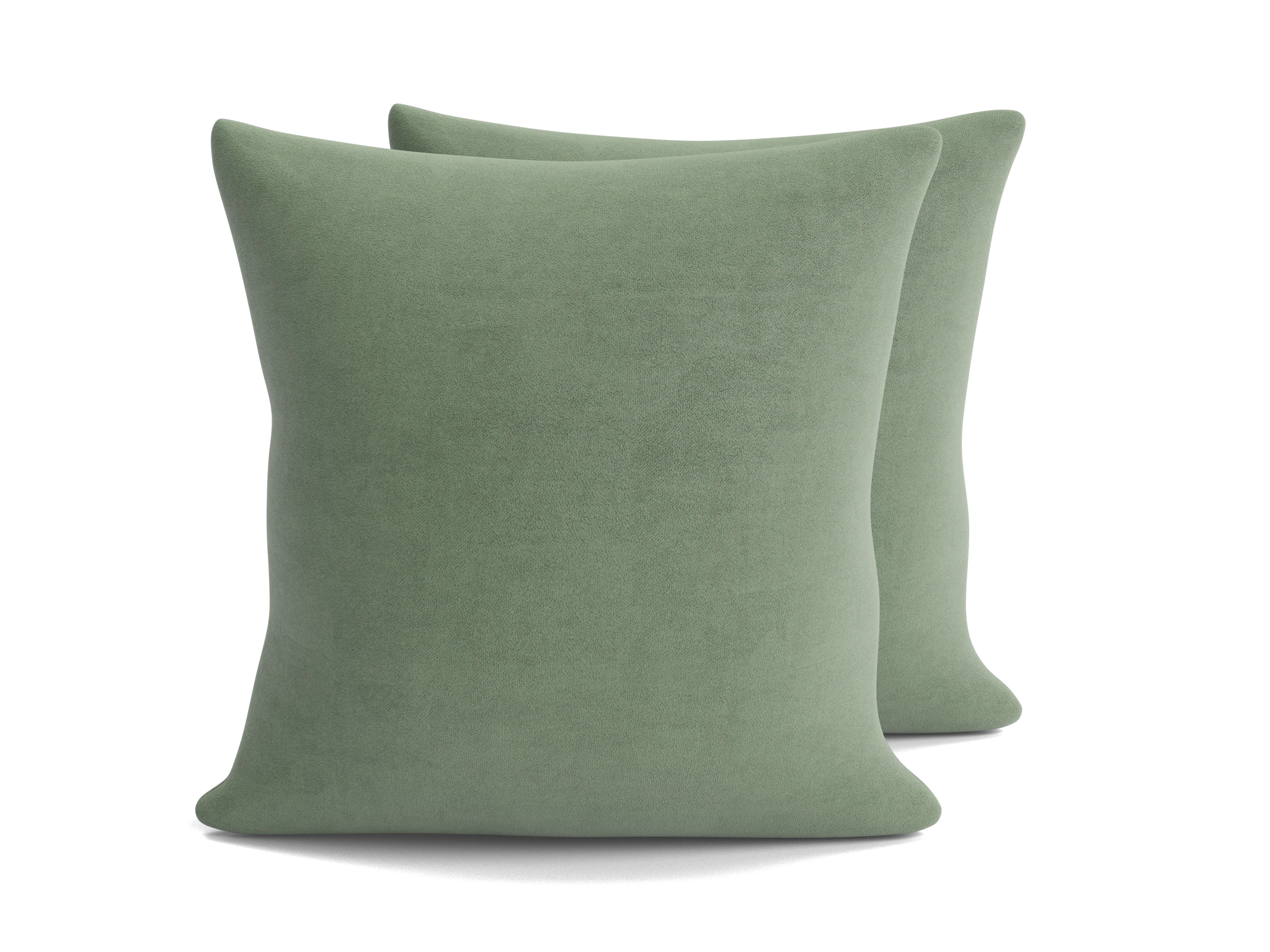 decorative knife edge pillows %28set 2%29 royale sage
