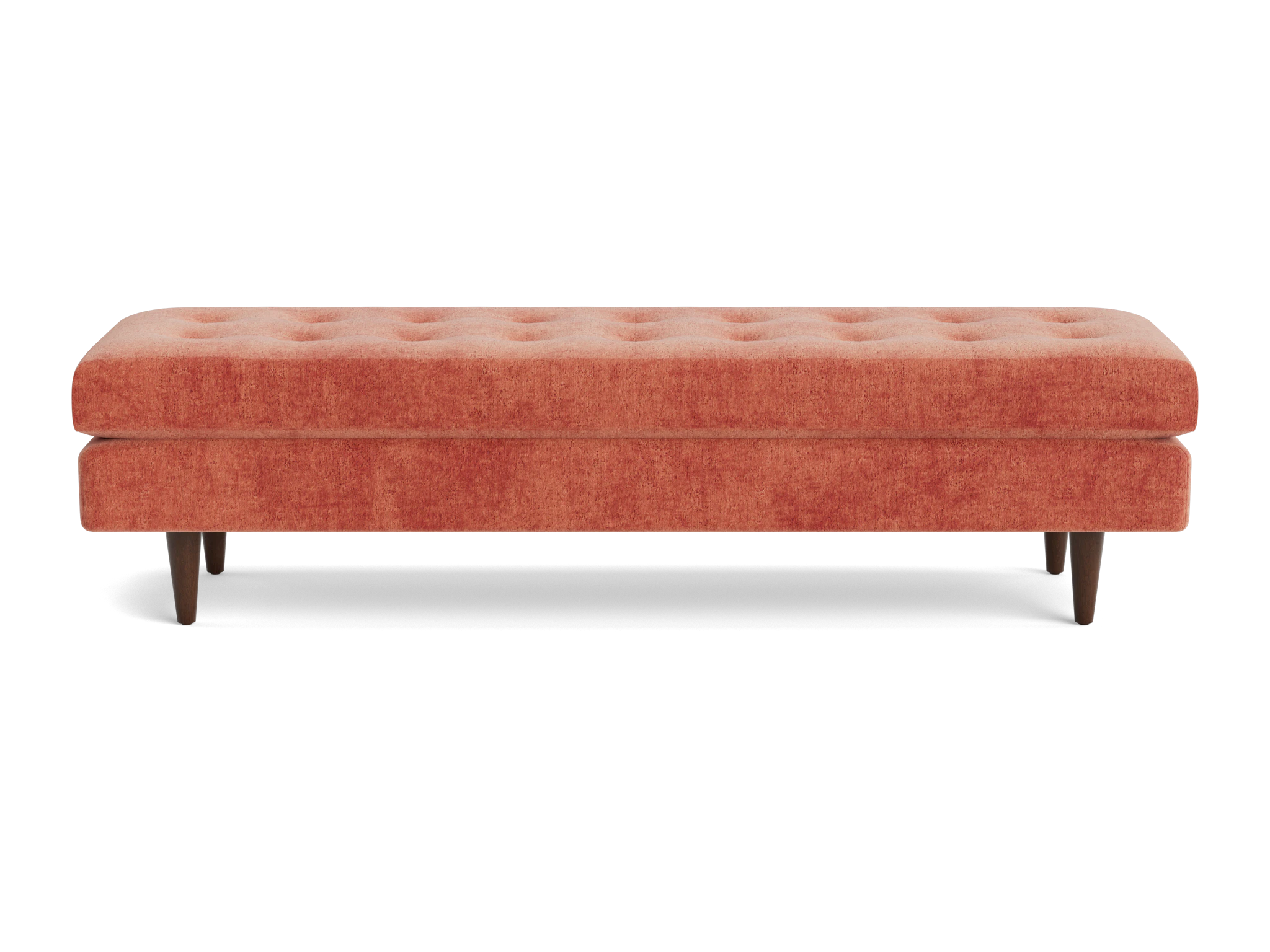 eliot bench plush terra rose