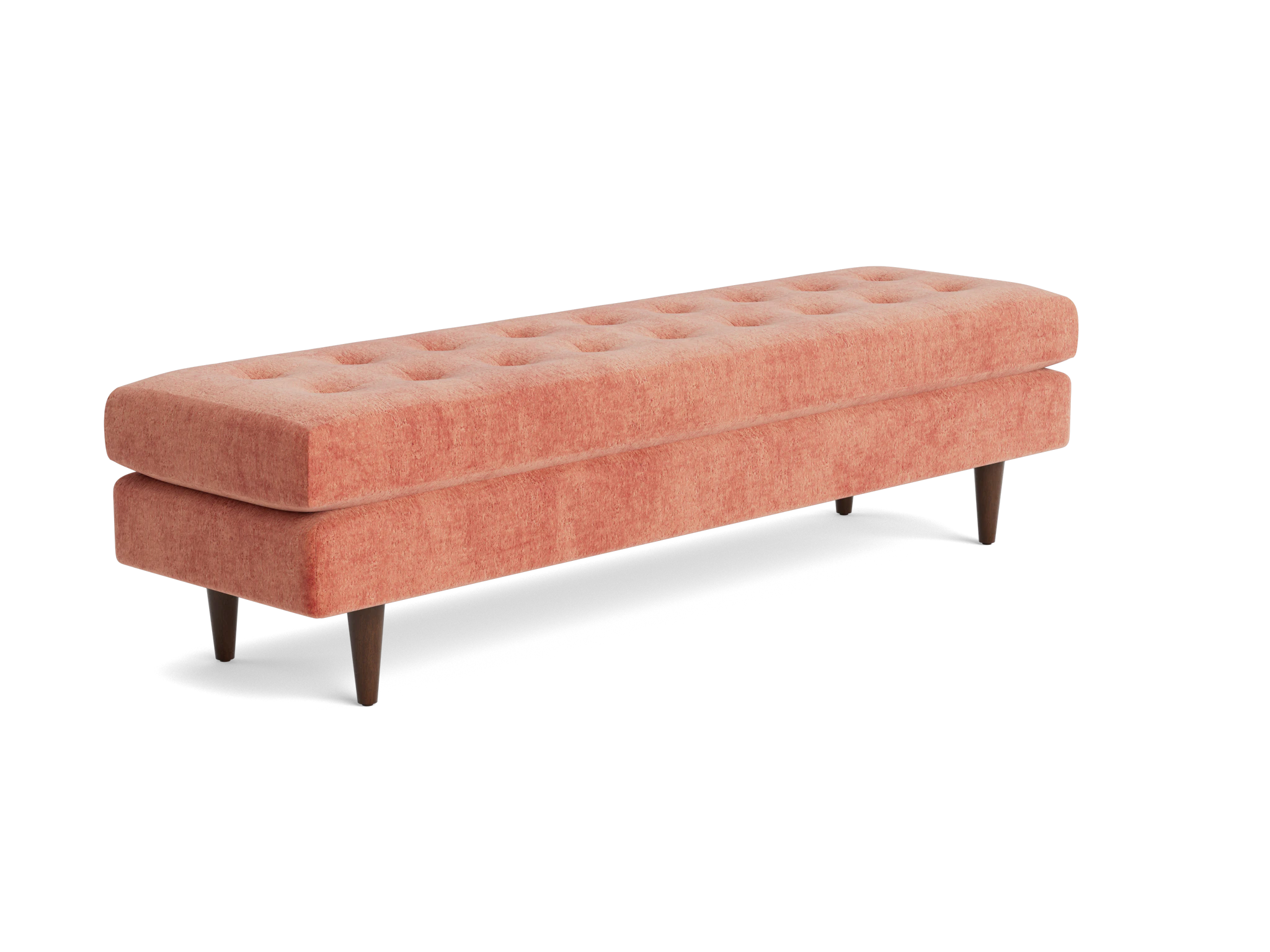 eliot bench plush terra rose