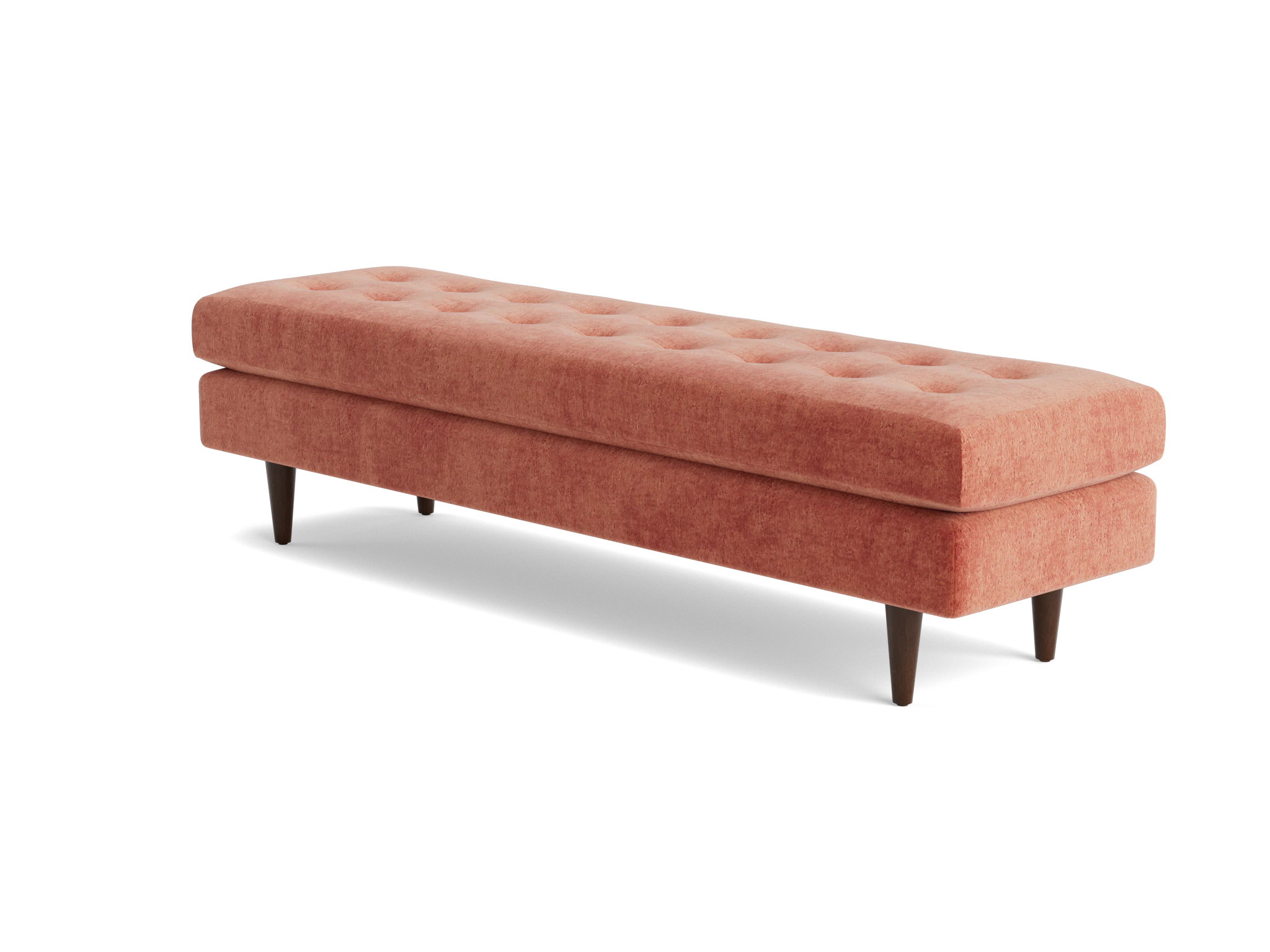 eliot bench plush terra rose