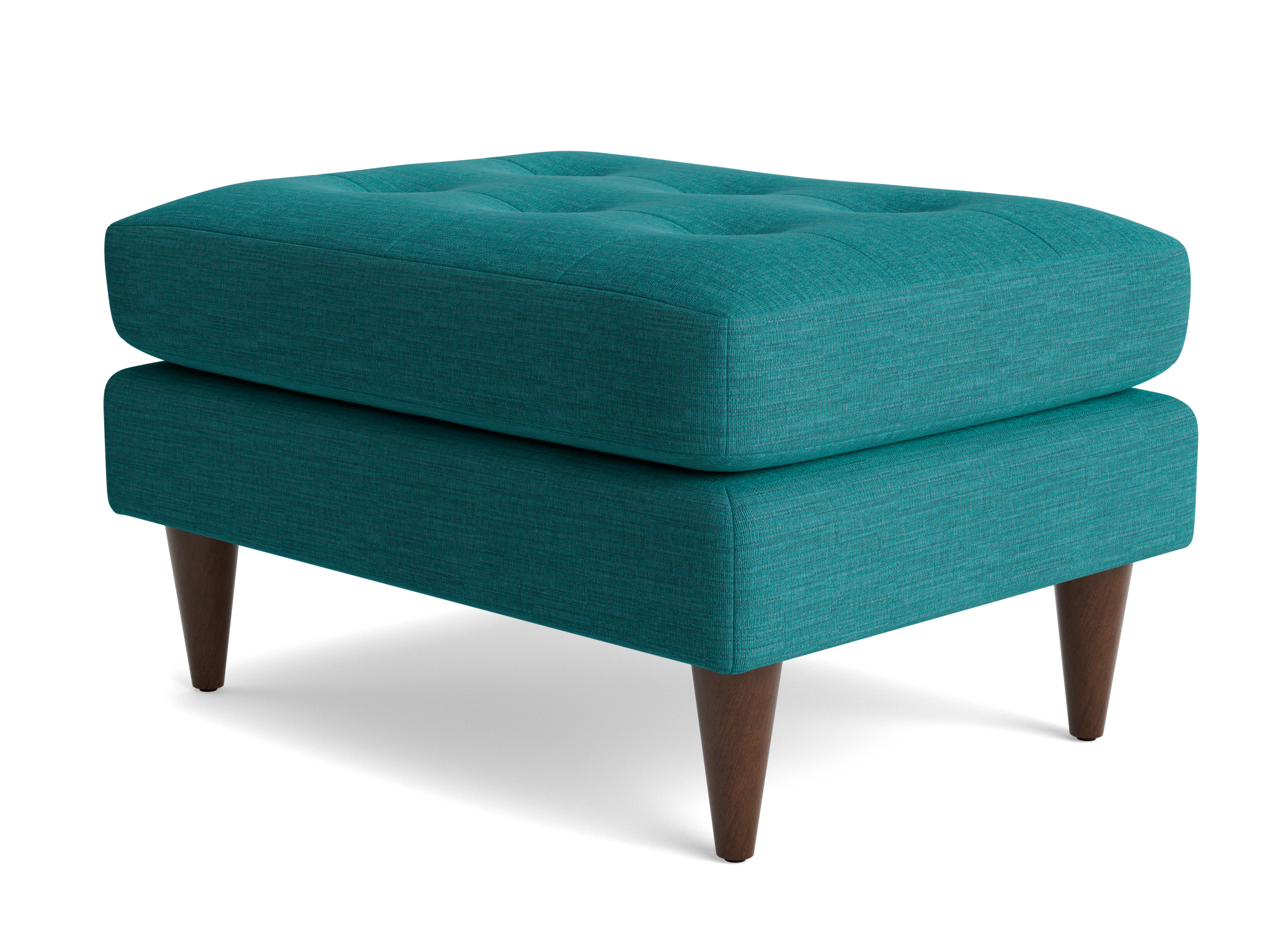 eliot ottoman lucky turquoise
