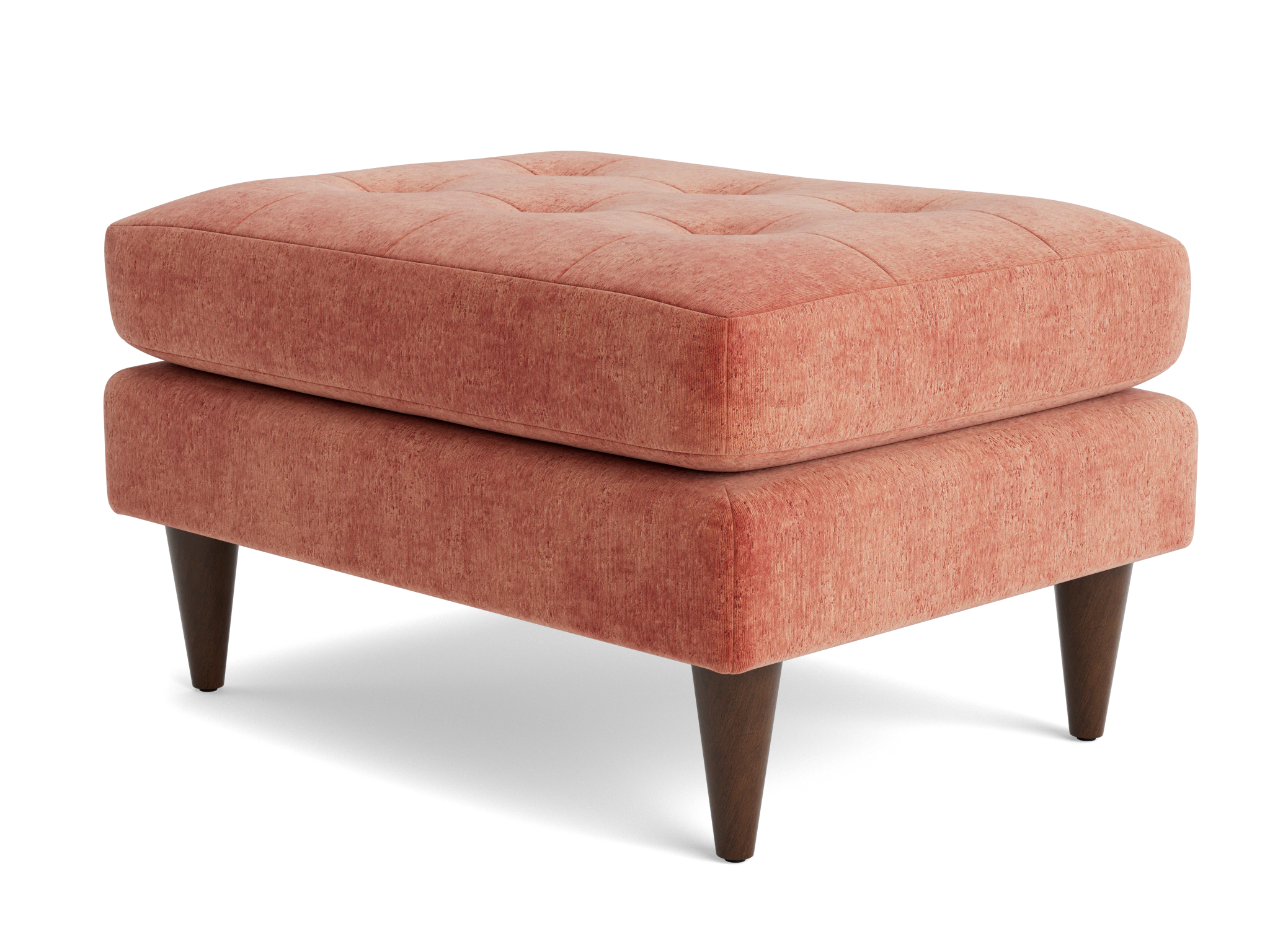 eliot ottoman plush terra rose