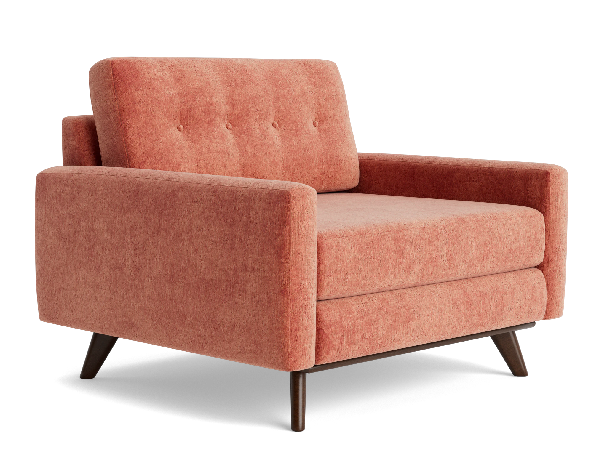 hopson chair plush terra rose