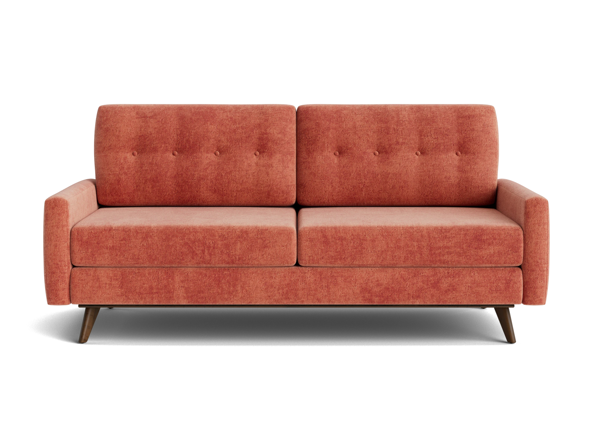 hopson loveseat plush terra rose