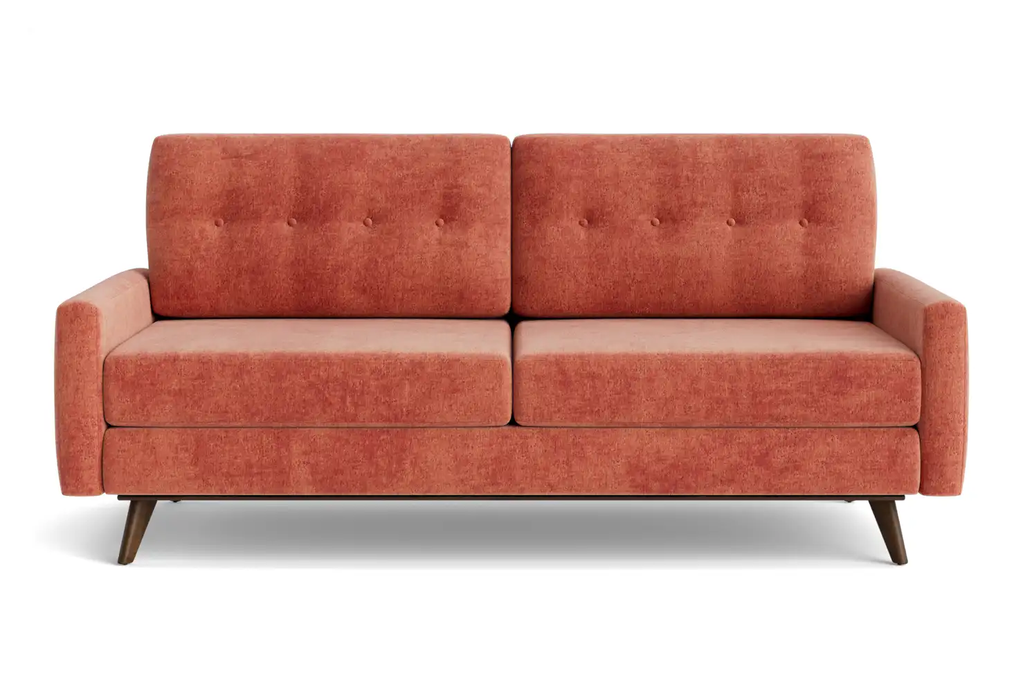 hopson loveseat plush terra rose