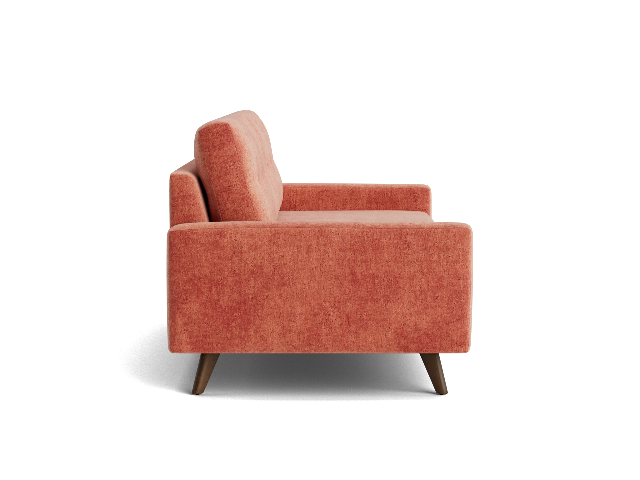 hopson loveseat plush terra rose