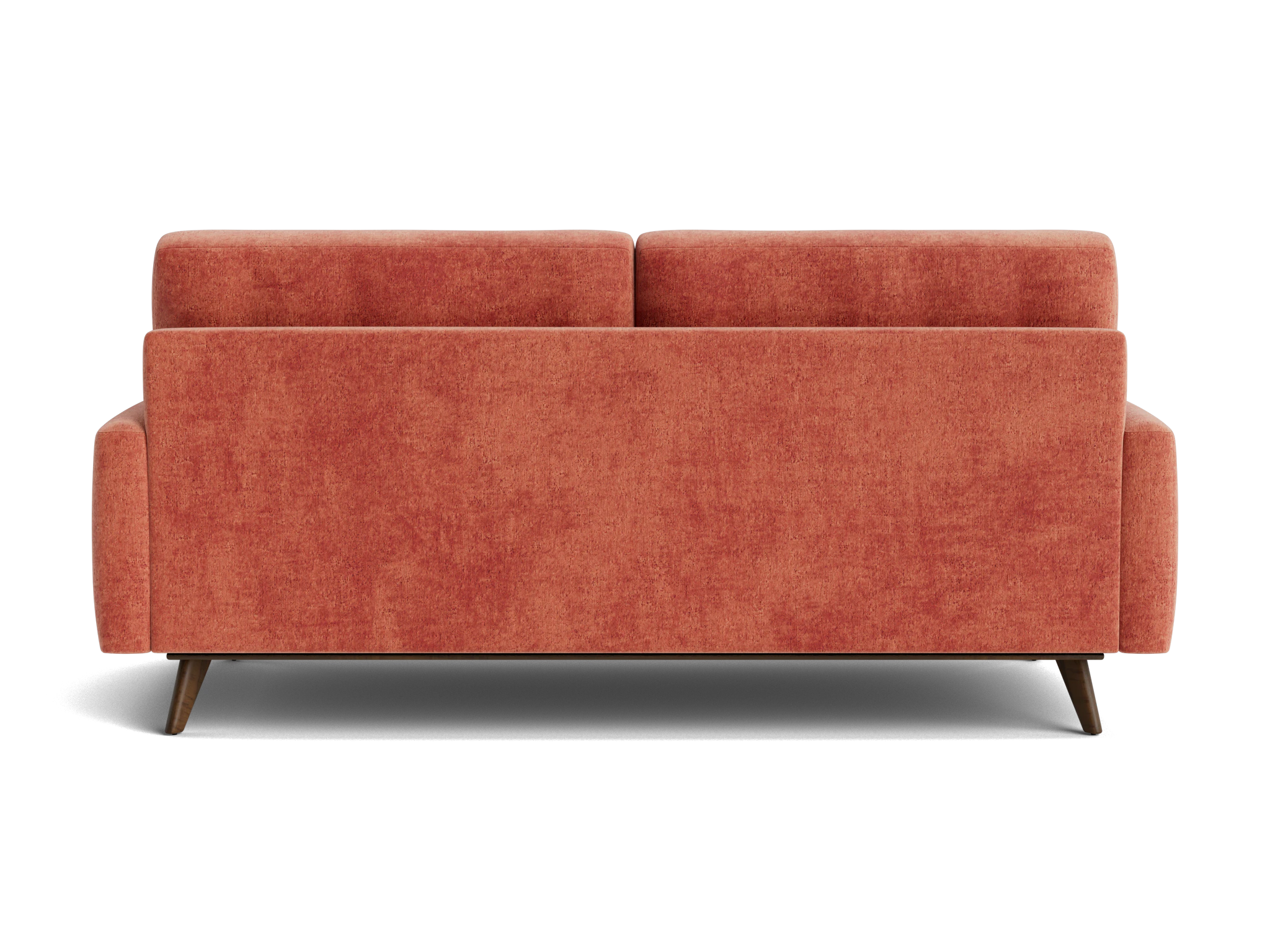 hopson loveseat plush terra rose
