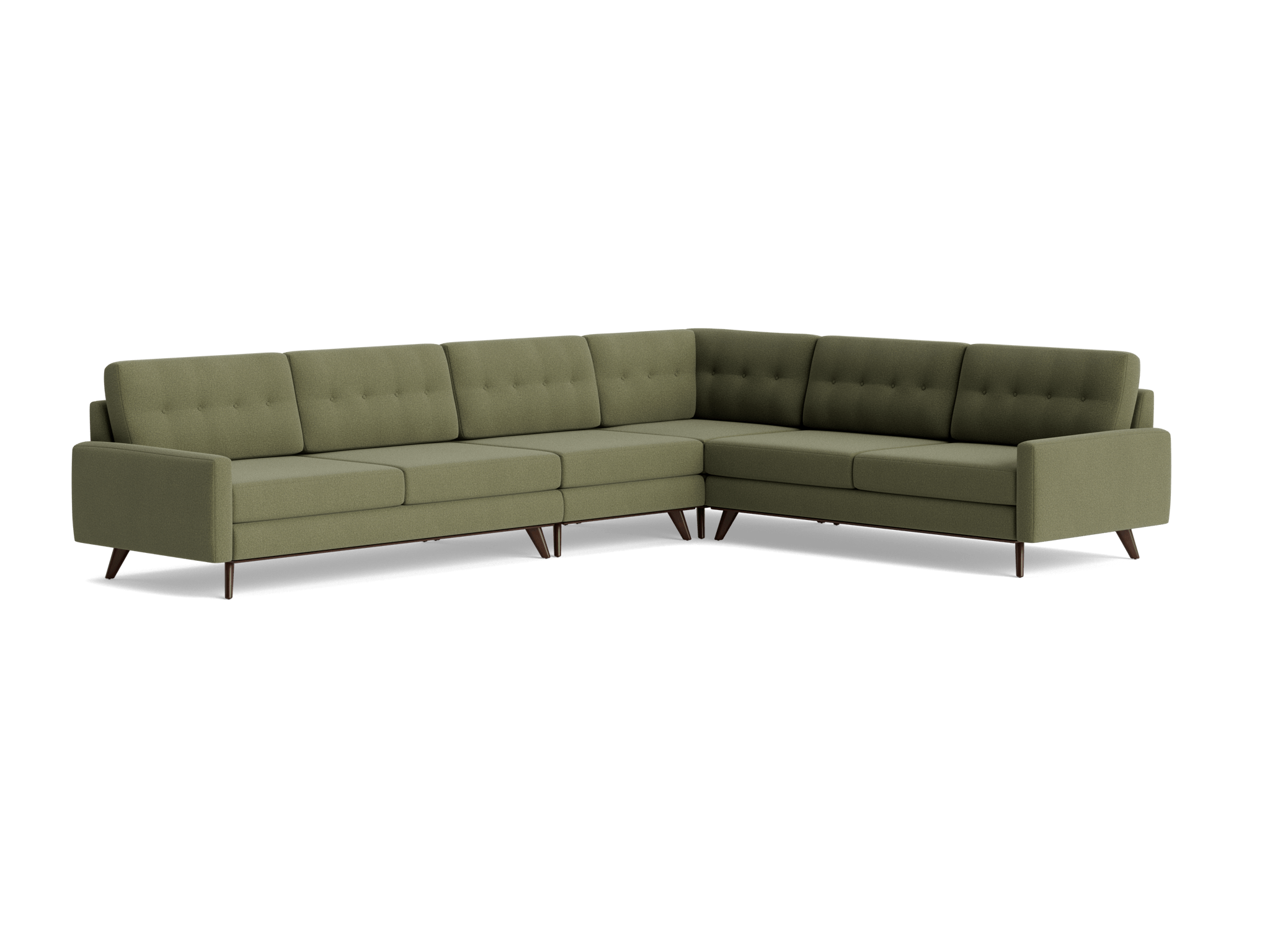hopson sectional piece) faithful olive