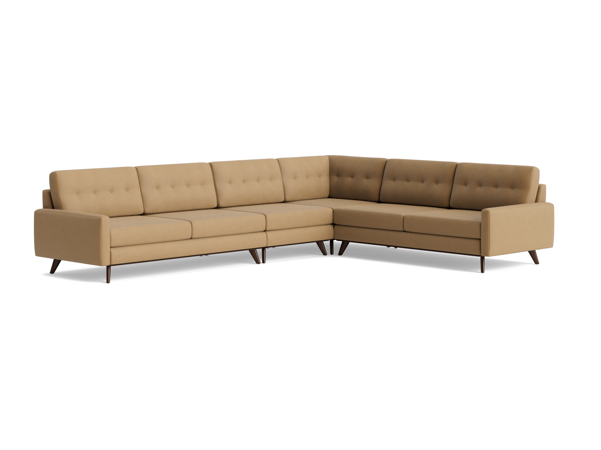 hopson sectional %284 piece%29 washed california biscuit