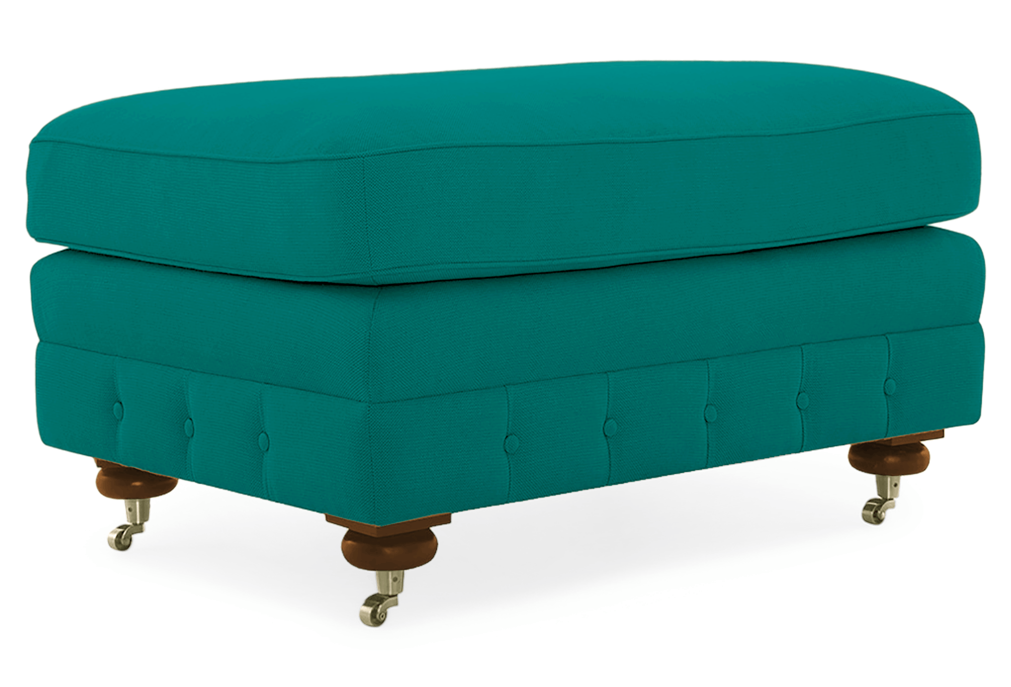 liam ottoman lucky turquoise