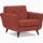 hughes chair cordova picante