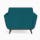 hughes chair key largo zenith teal