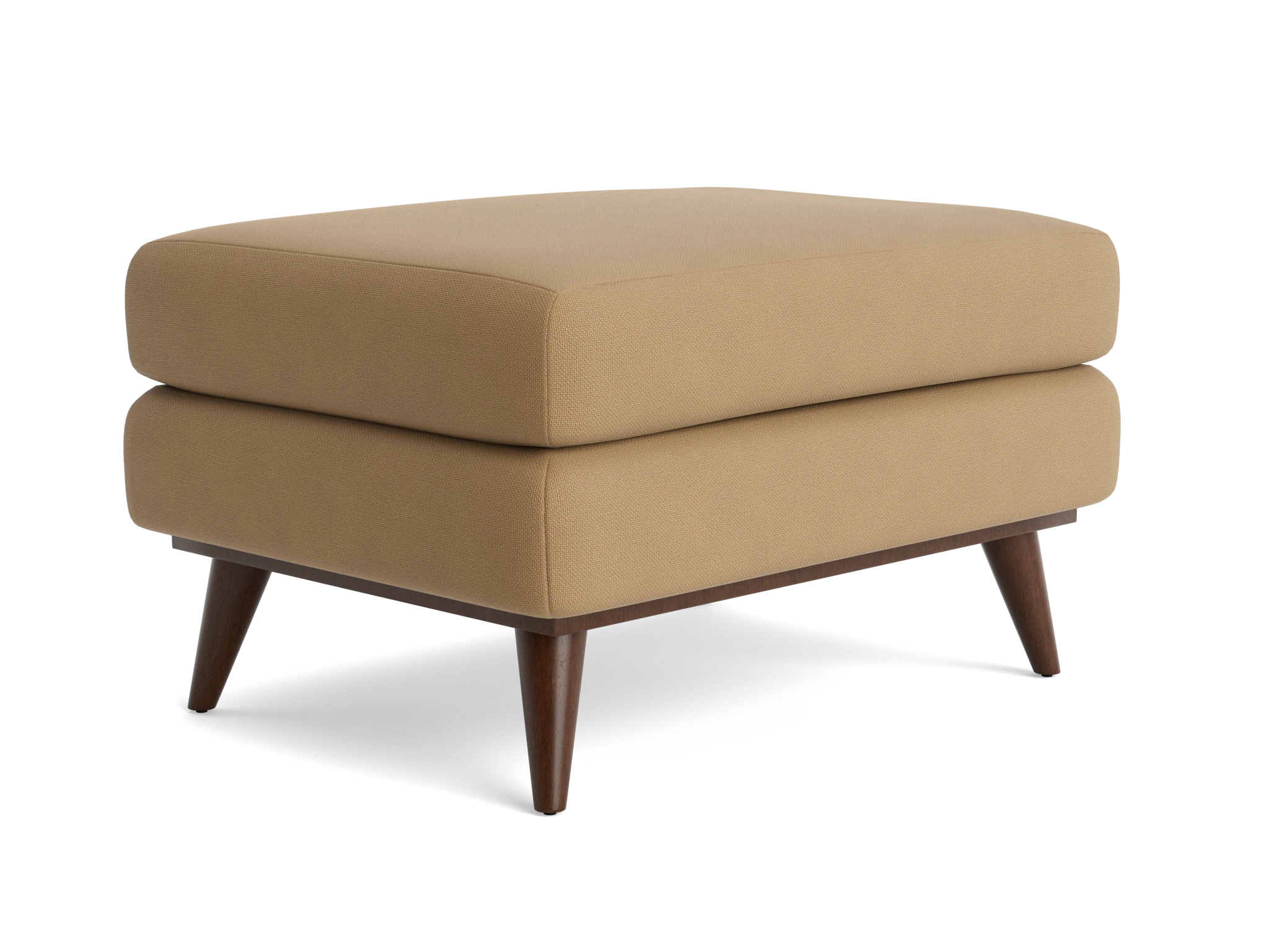 hughes ottoman washed california biscuit