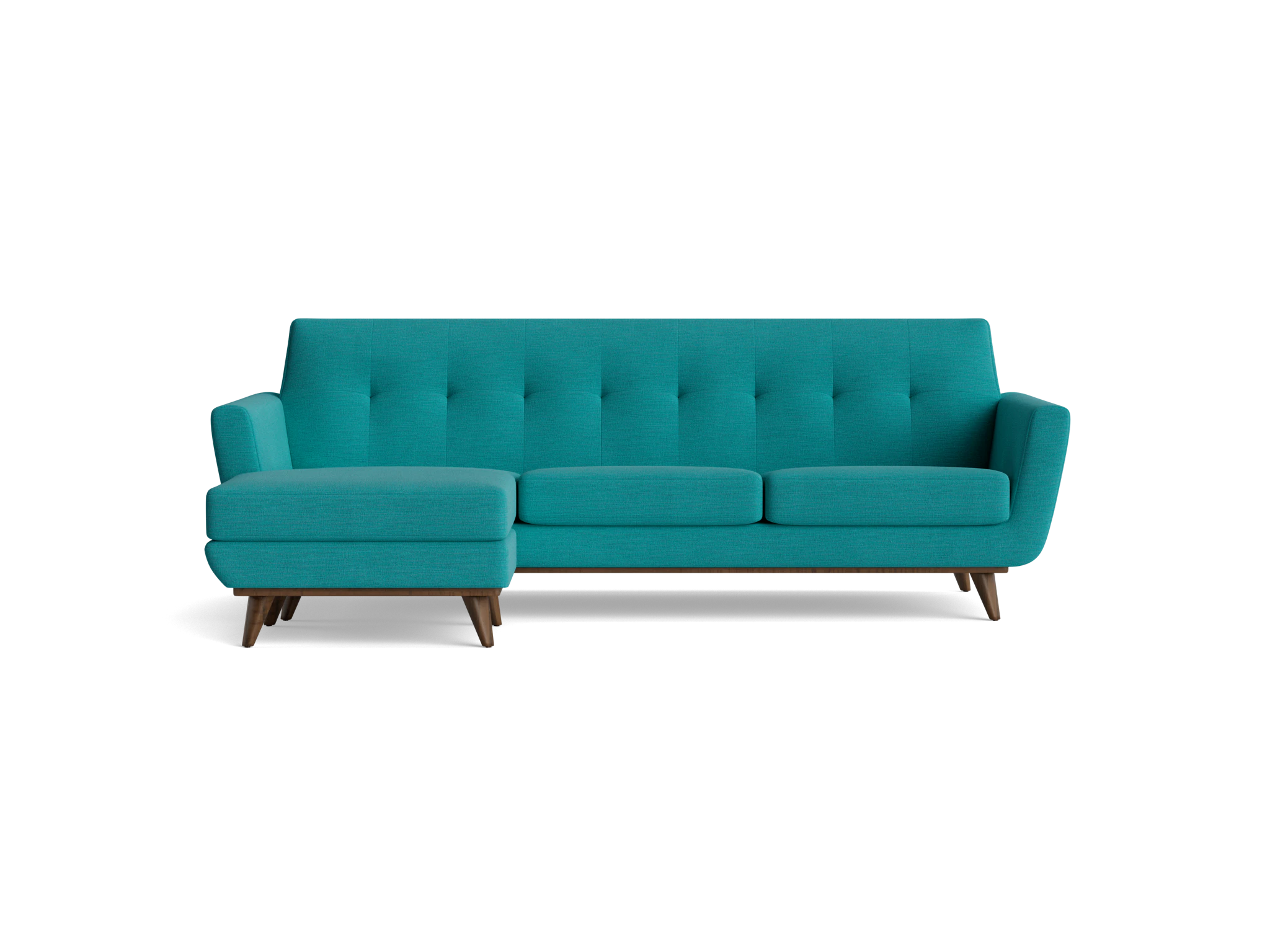 hughes reversible sectional lucky turquoise