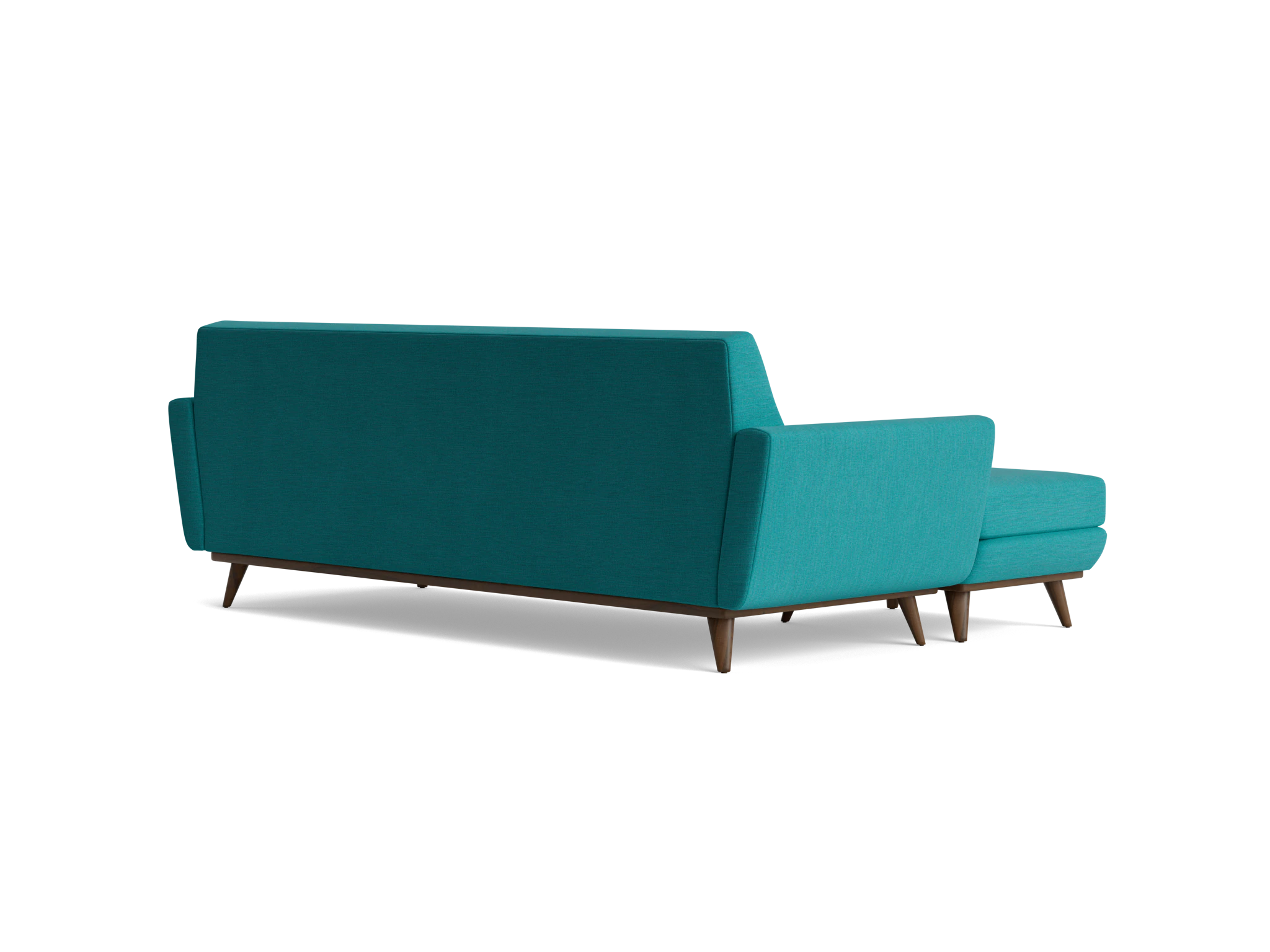 hughes reversible sectional lucky turquoise