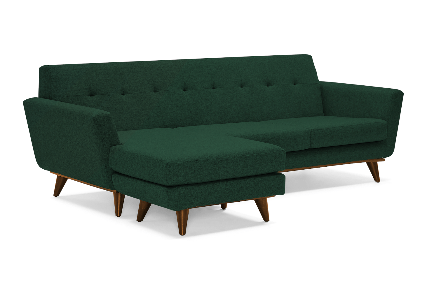 hughes reversible sectional royale evergreen