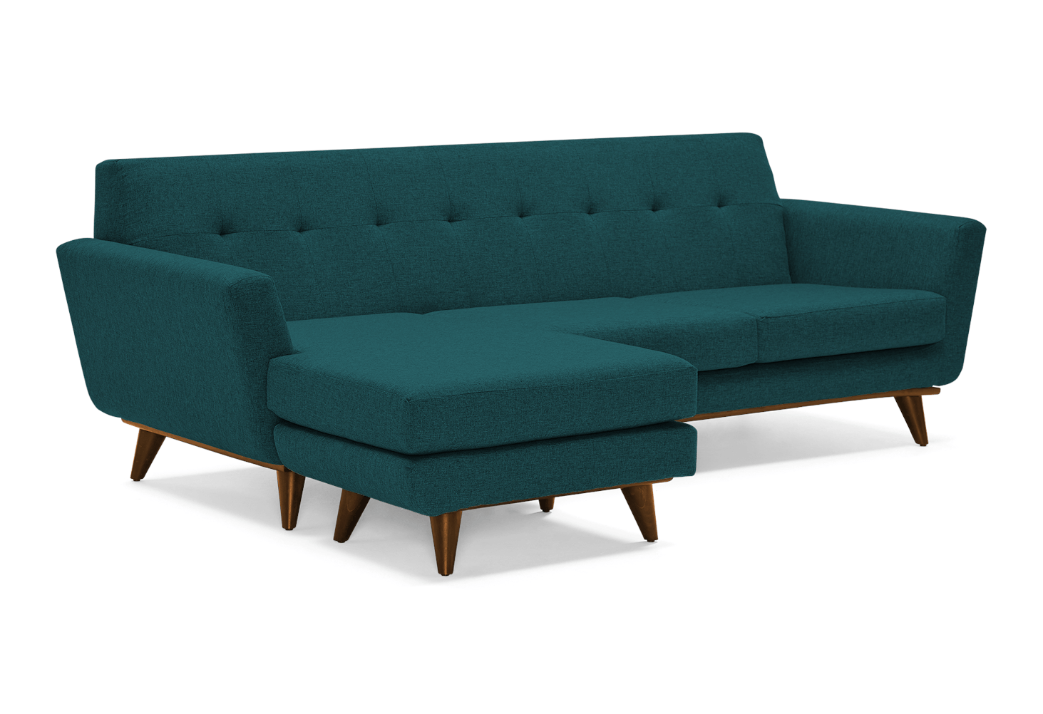 hughes reversible sectional royale peacock