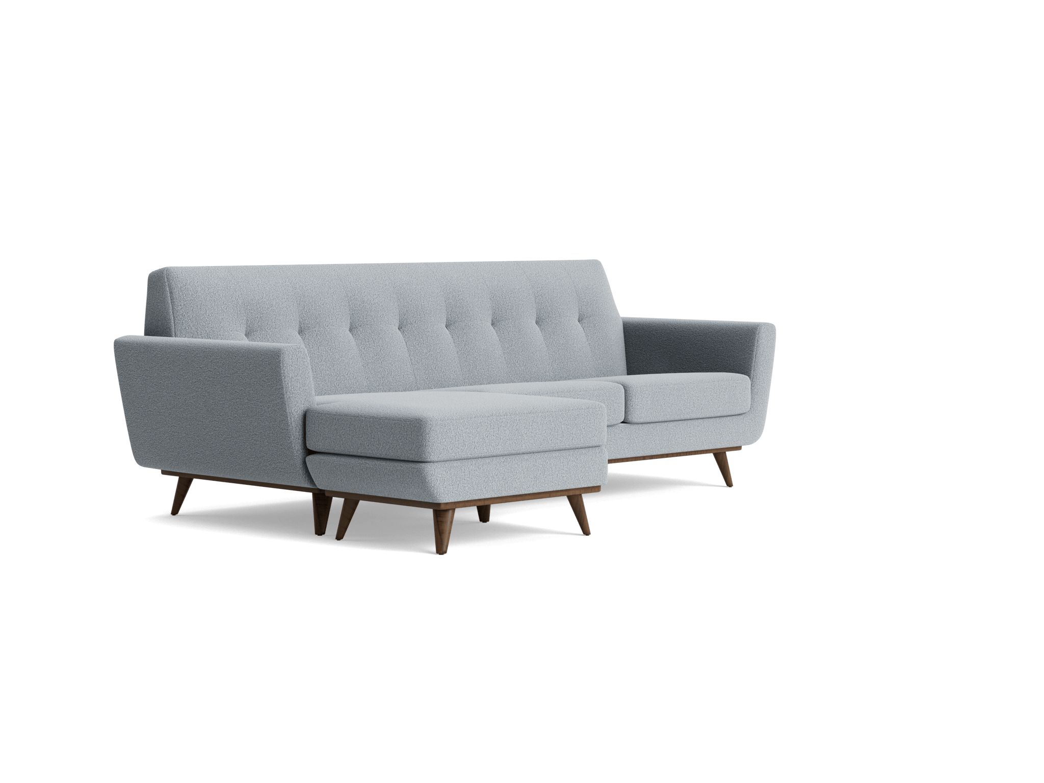 hughes reversible sectional synergy pewter