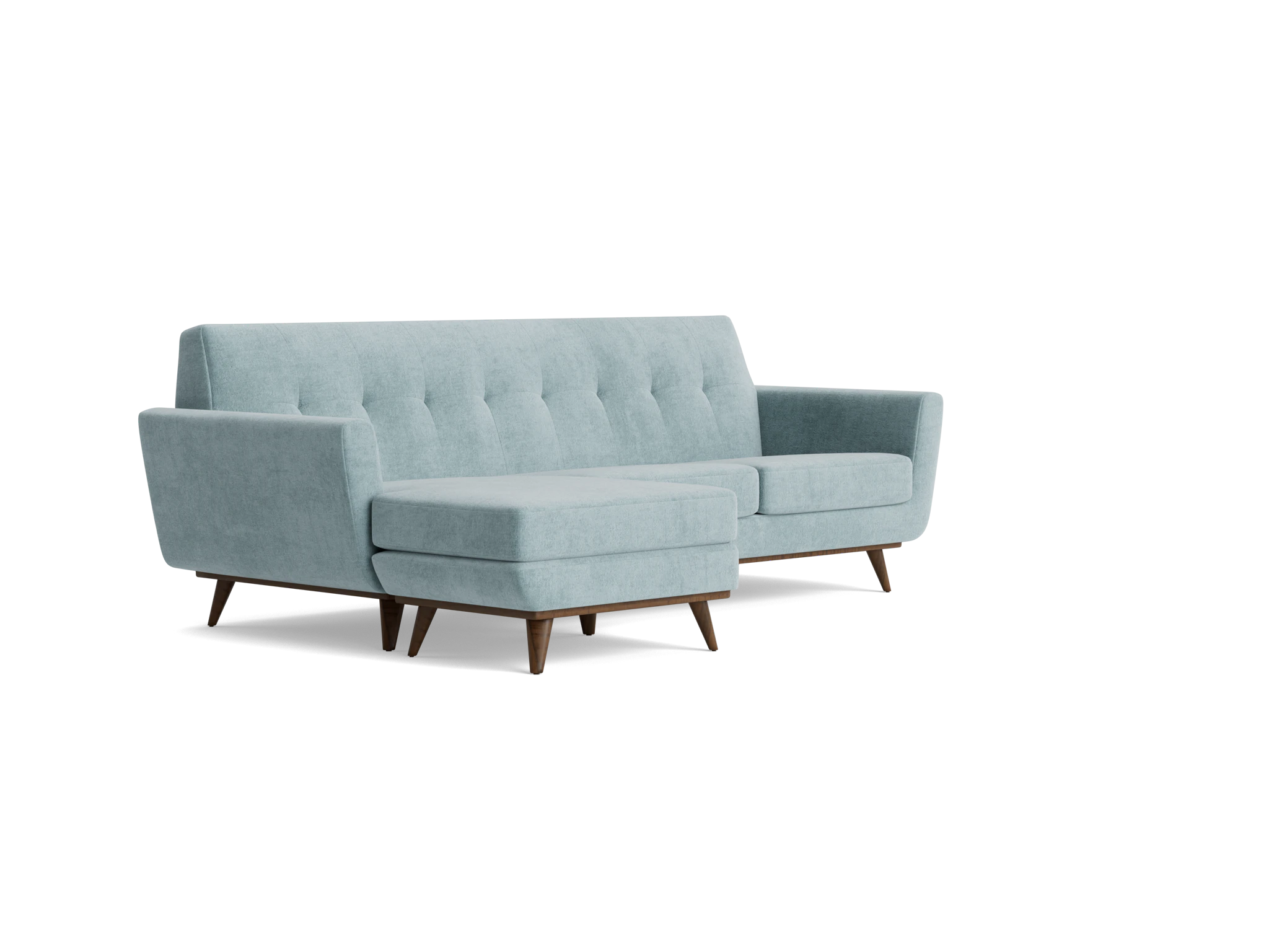 hughes reversible sectional plush mist