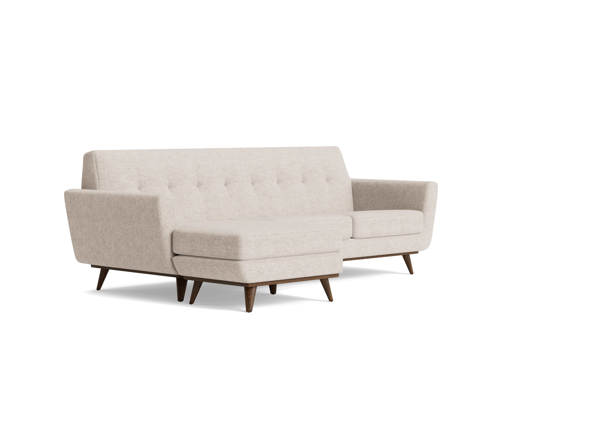 hughes reversible sectional borough cotton