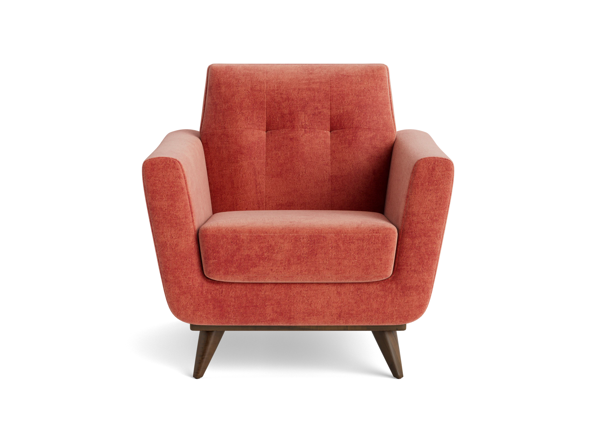 hughes apartment chair plush terra rose