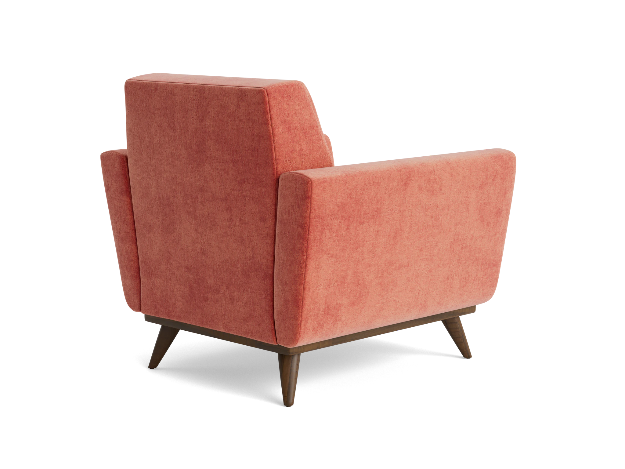 hughes apartment chair plush terra rose