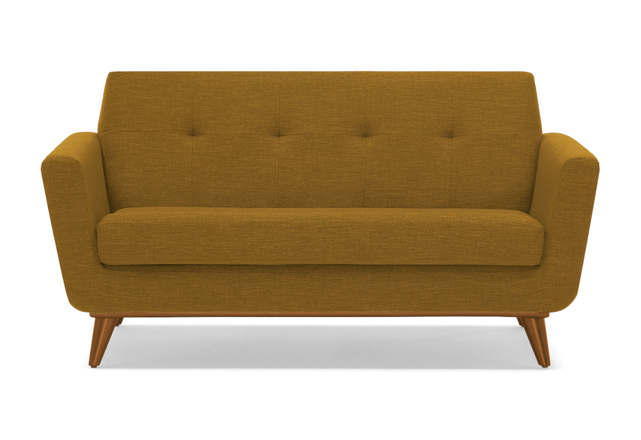 hughes apartment sofa harper amber gold