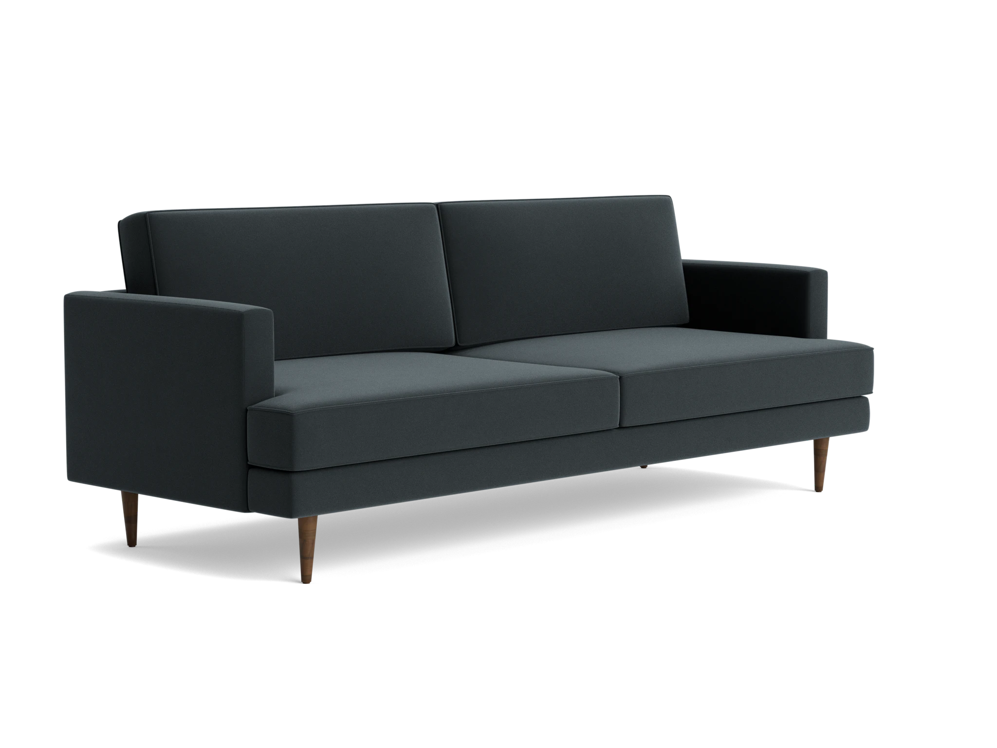 preston 86%22 sofa royale gunmetal